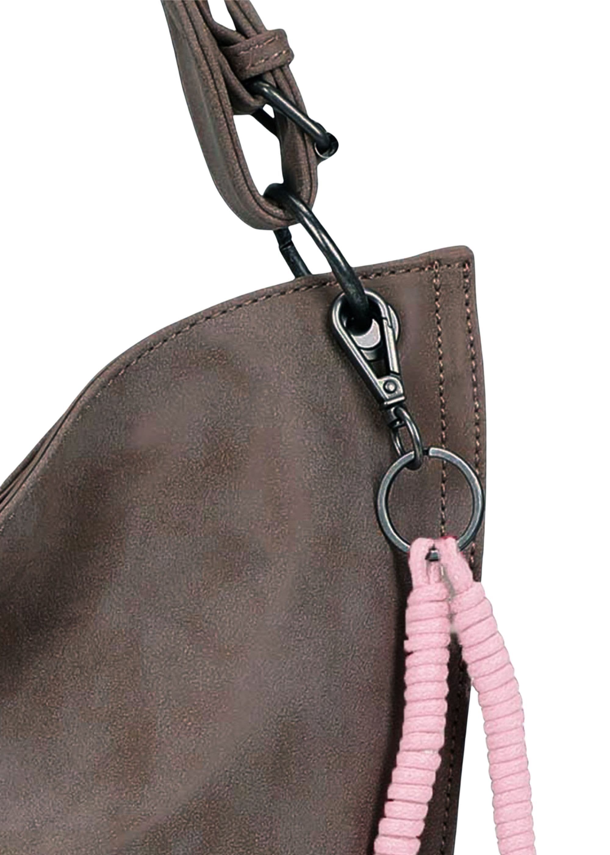 Fritzi aus Preußen Schultertasche »Fritzi31N Vintage« mit Kordel-Anhänger