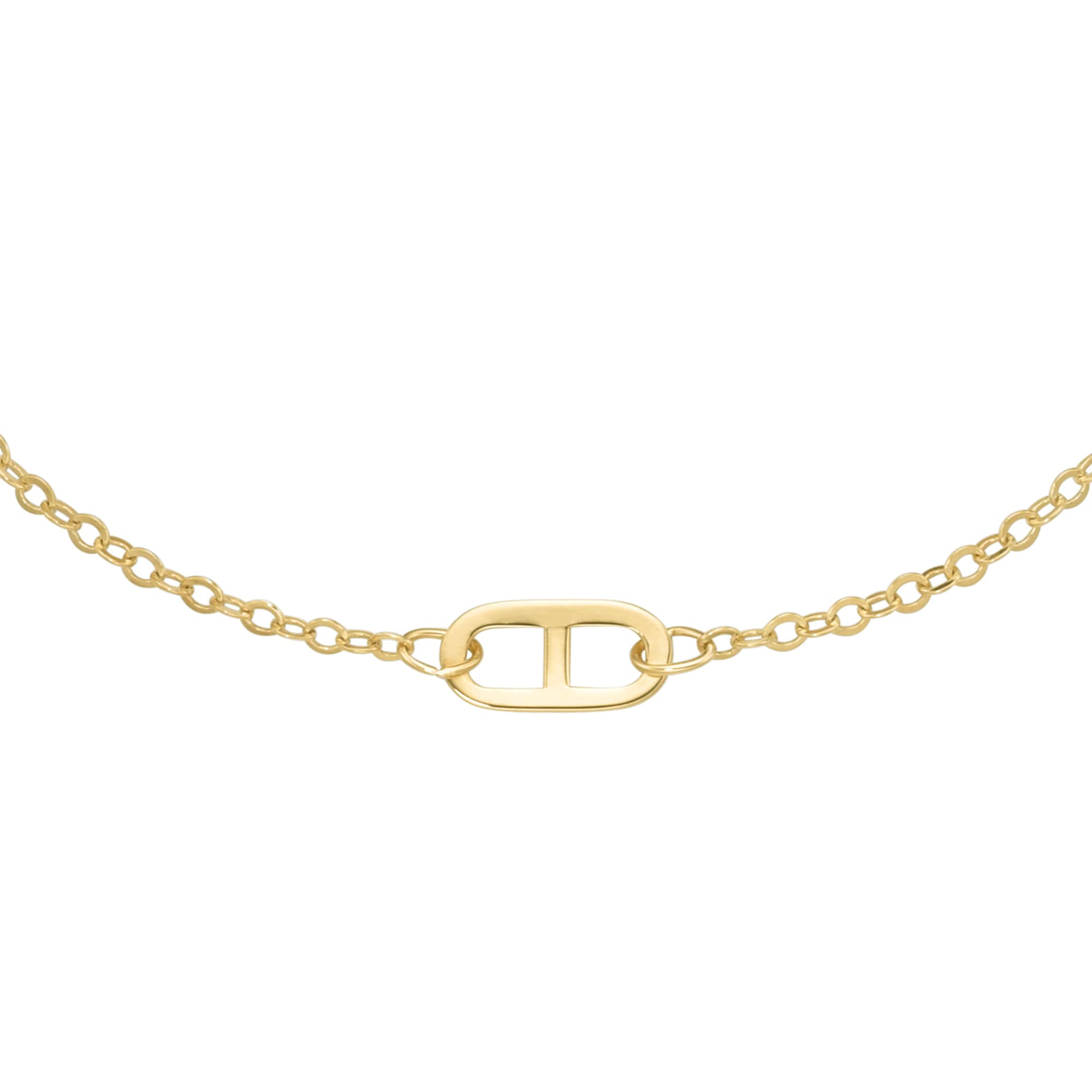 Luigi Merano Armband »Ankerkette mit Elementen, Gold 375«