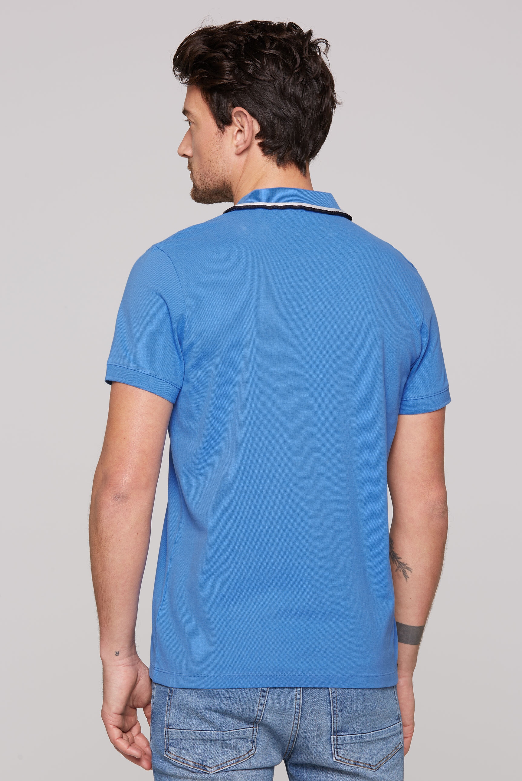 CAMP DAVID Poloshirt, aus Baumwolle