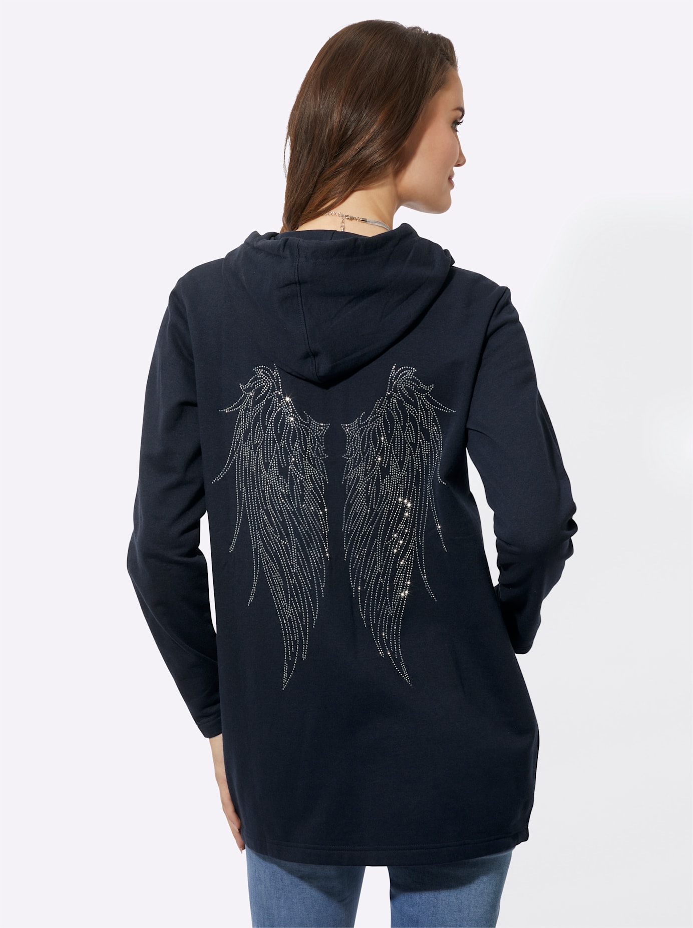 Inspirationen Shirtjacke "Sweatjacke" 1 Stk. tlg. günstig online kaufen