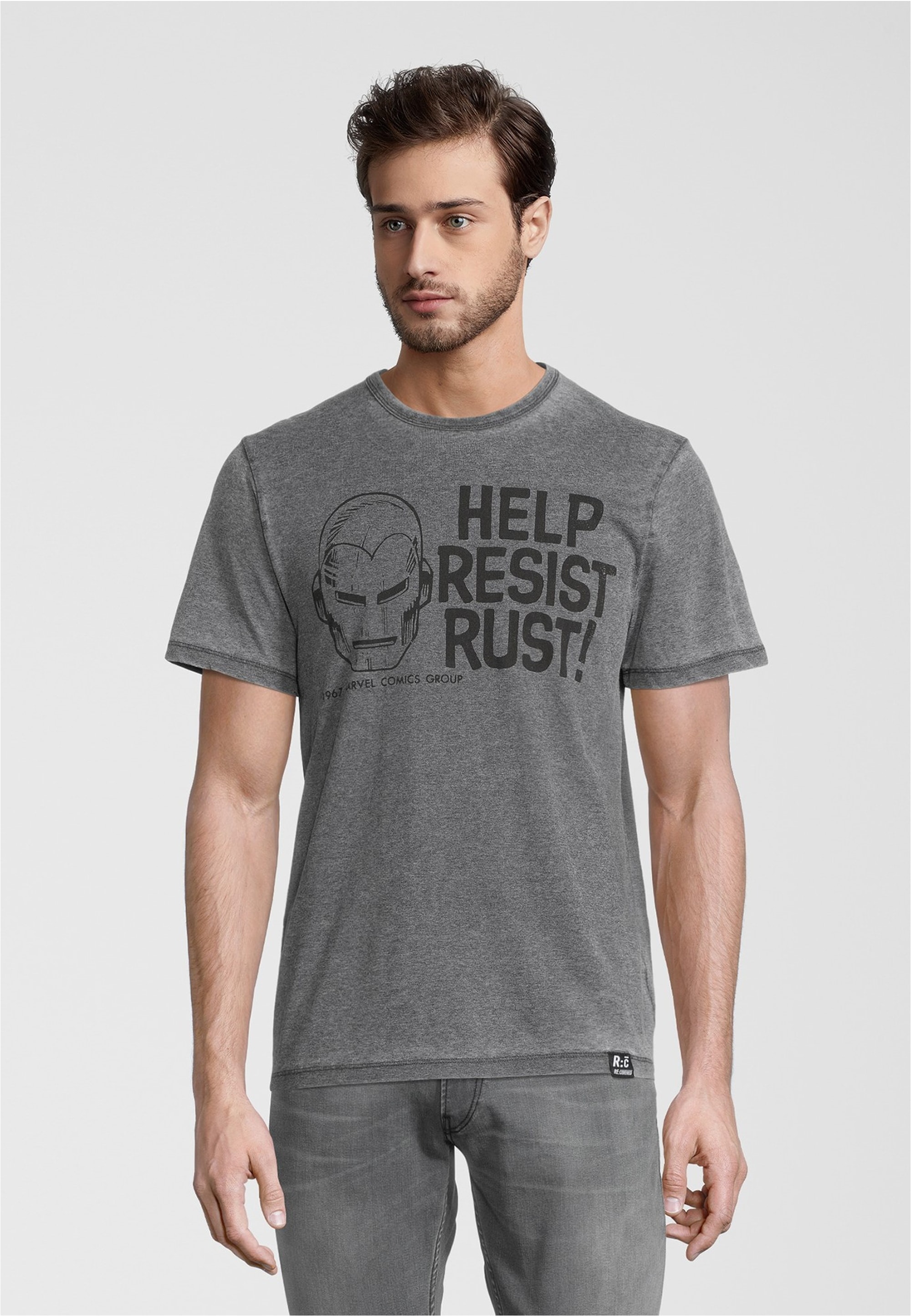 Recovered T-Shirt "Marvel Help Resist Rust", mit coolem Marvel-Print günstig online kaufen