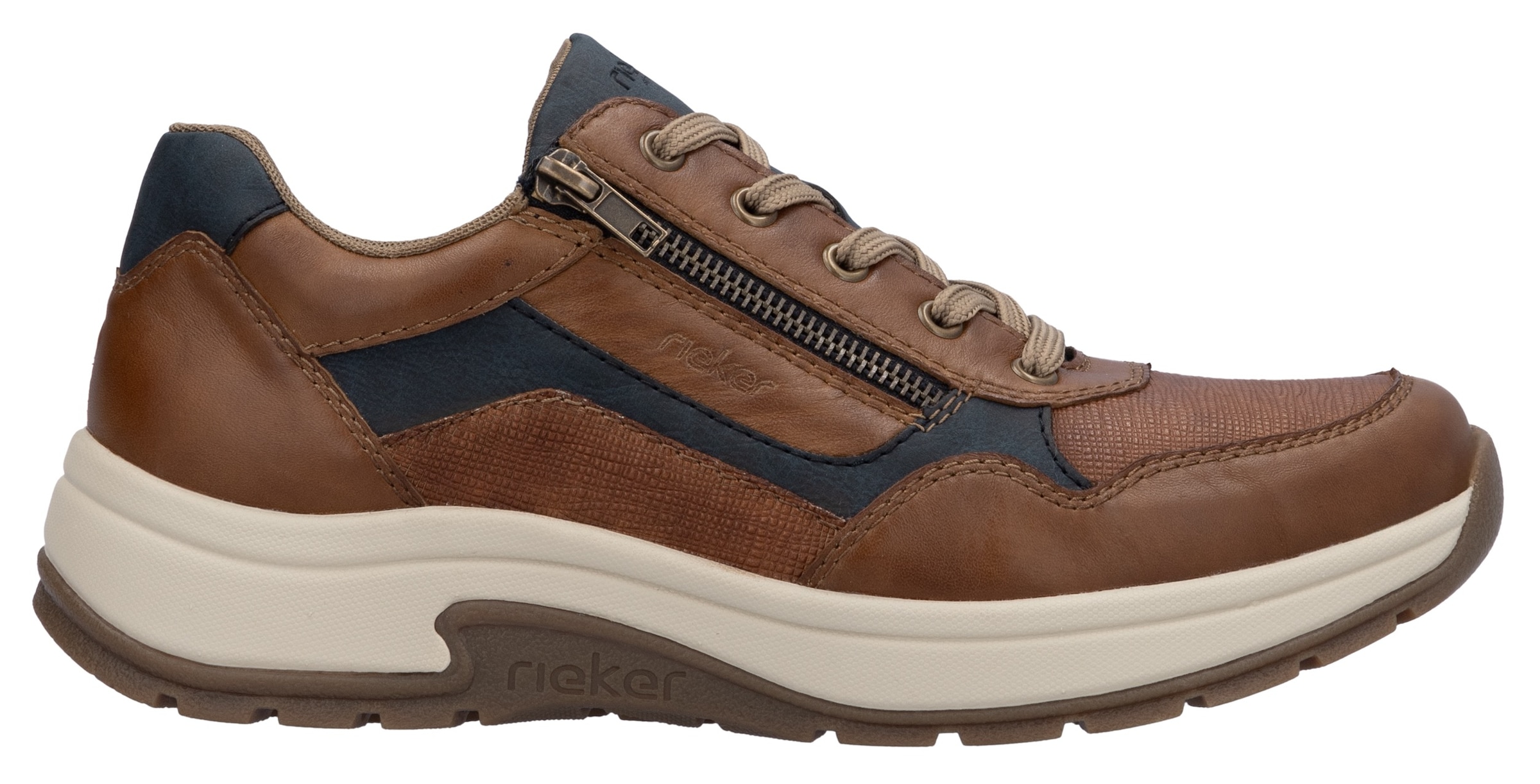 Rieker Sneaker, Halbschuh, Freizeitschuh, Schnürschuh in bequemer Form
