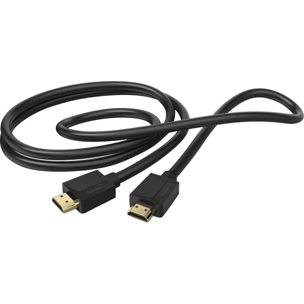 Hama HDMI-Kabel »Ultra High Speed HDMI™-Kabel, Stecker - Stecker, 8K, 2m, vergoldet«, HDMI, 200 cm