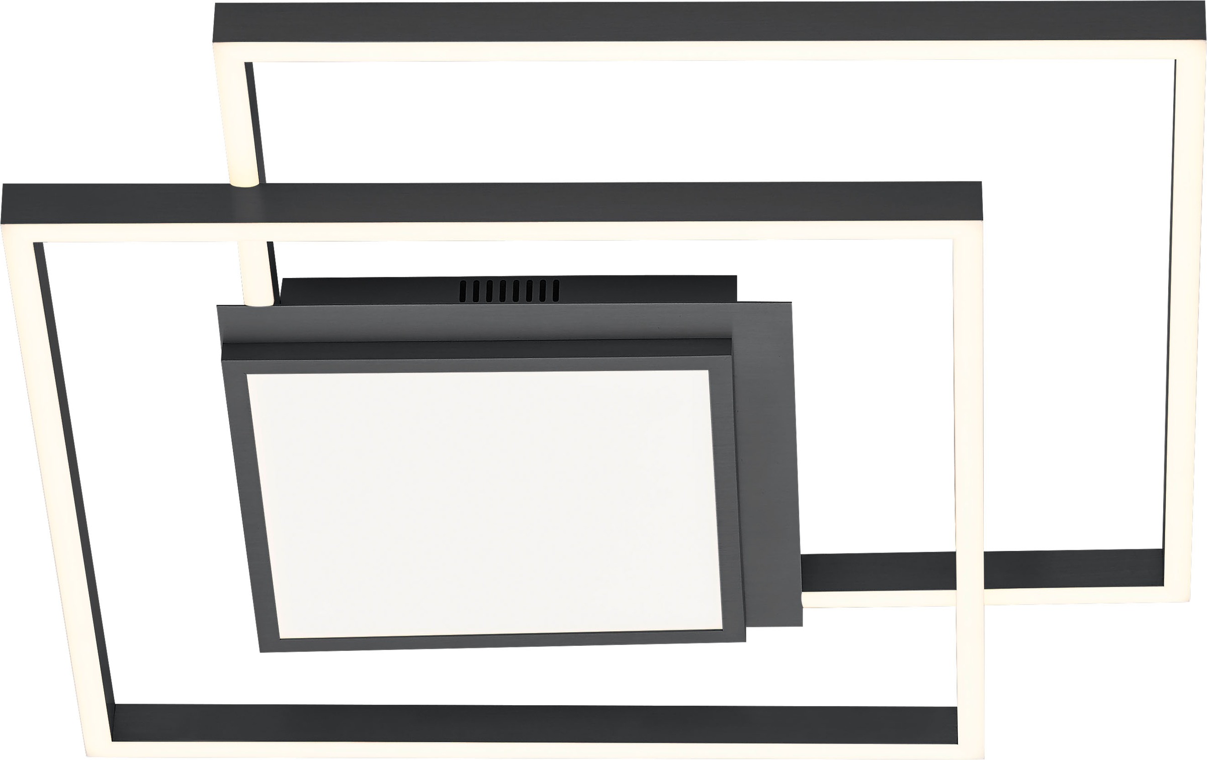HELL höllisch gutes Licht LED Deckenleuchte »KARO« LED-Modul 1 Stk. warmweiß - kaltweiß Fernbedienung, CCT