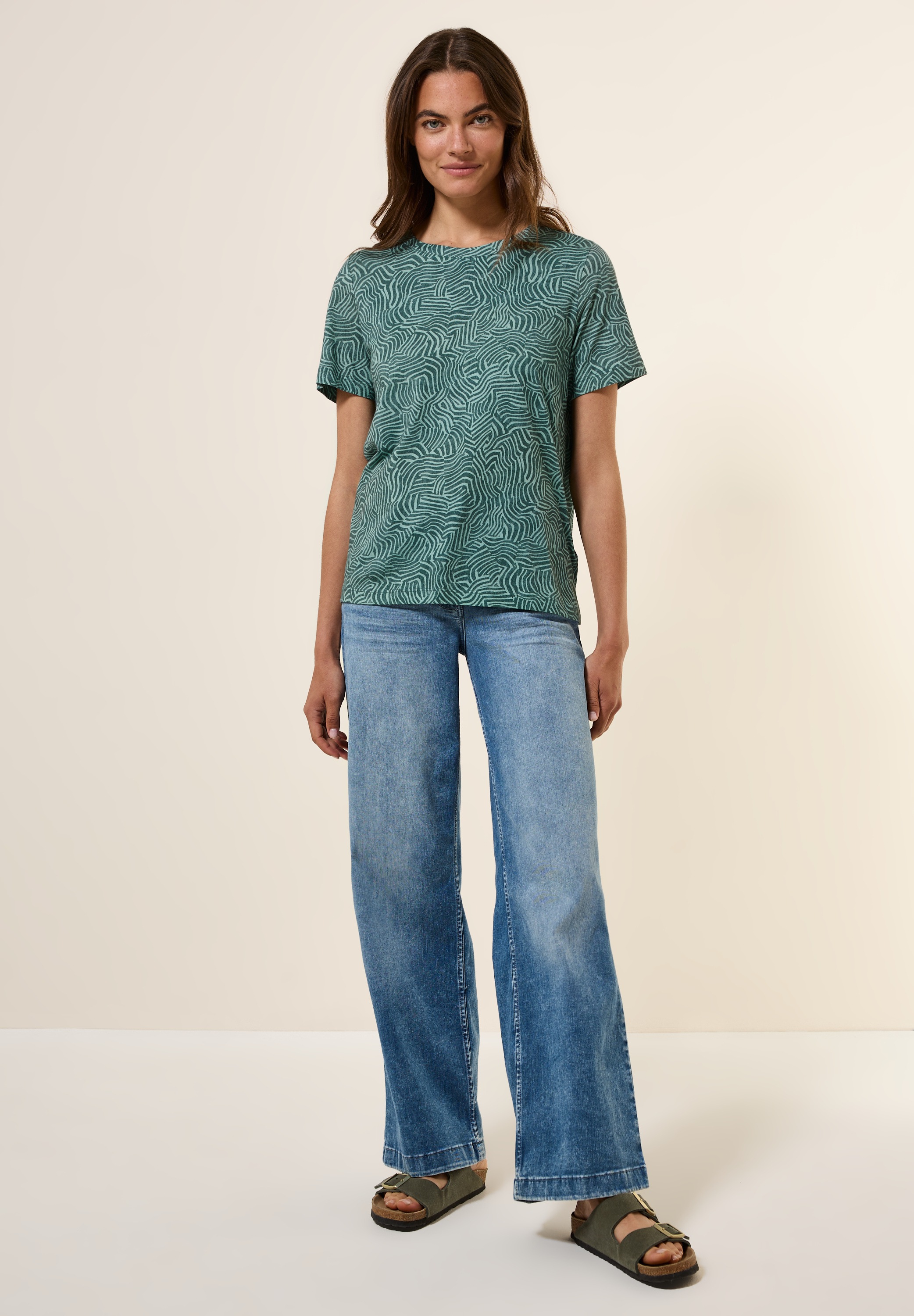 Thumbnail - Cecil T-Shirt mit Rundhalsausschnitt