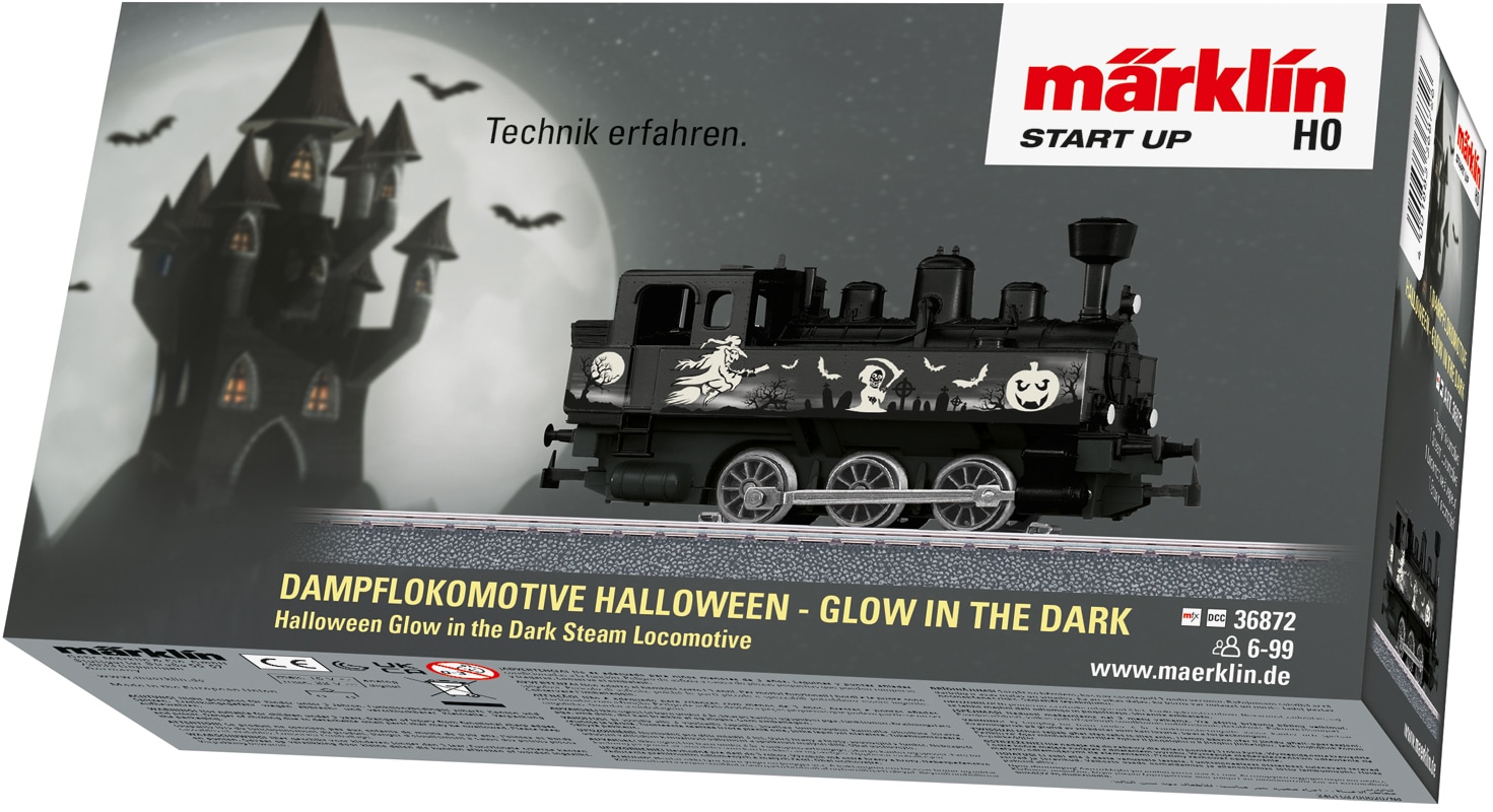 Dampflokomotive »Märklin Start up - Halloween: Glow in the Dark - 36872«, Made in Europe
