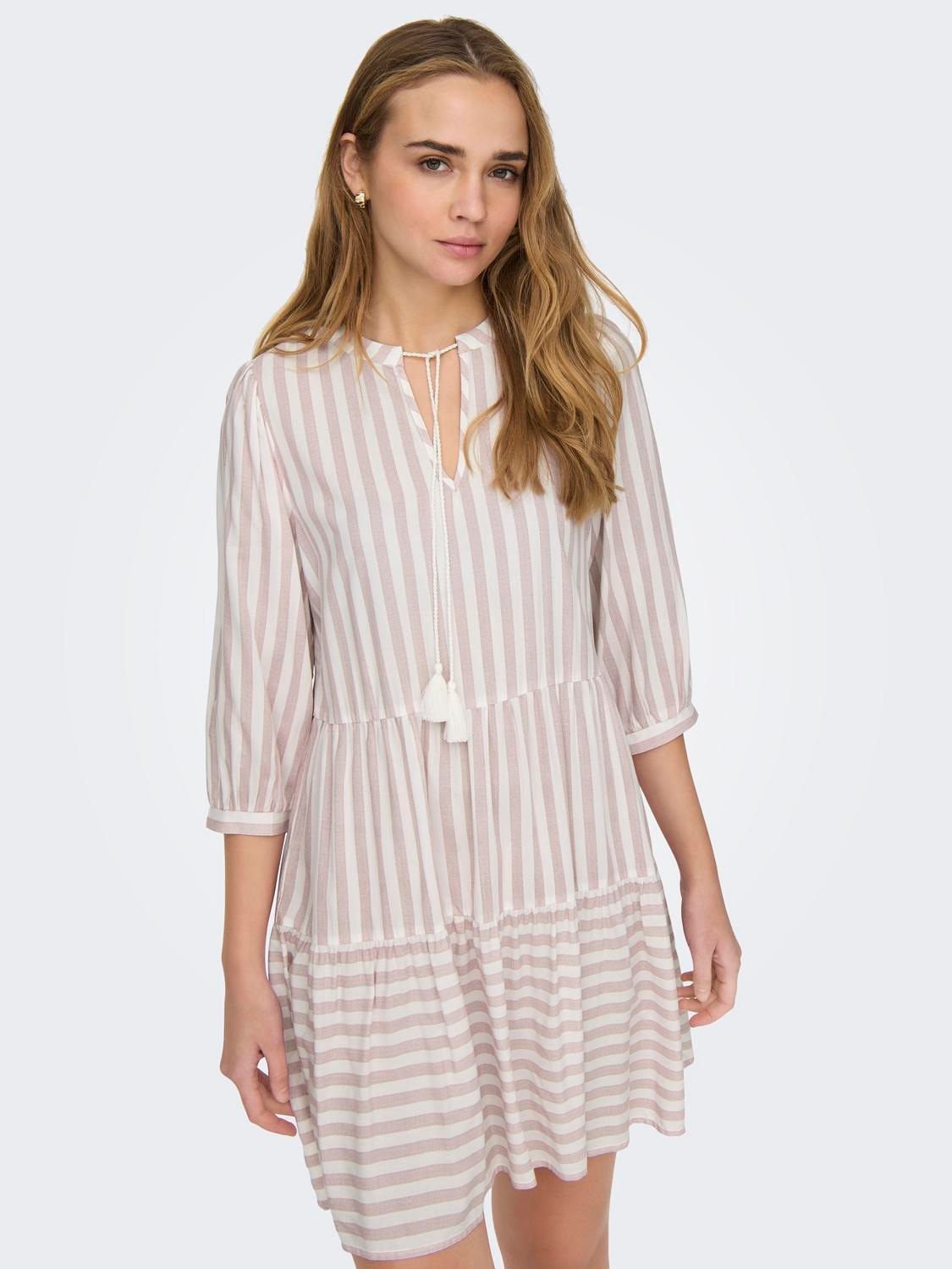 ONLY Tunikakleid "ONLKAYA 3/4 PUFF SHORT DRESS WVN NOOS" Sommerkleid günstig online kaufen