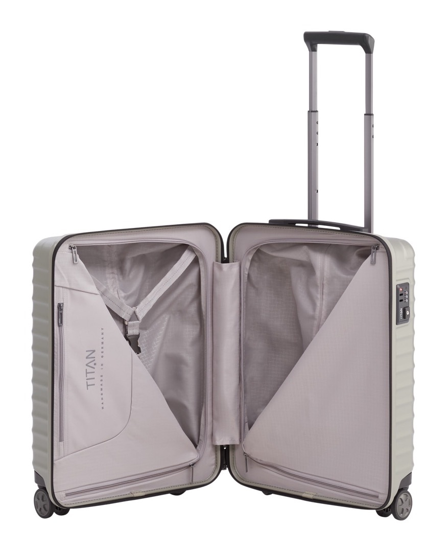 TITAN® Hartschalen-Trolley »LITRON, verschiedene Größen und Farben«, 4 Rollen, Hartschalen-Koffer Made in Germany mit 10 Jahren Herstellergarantie