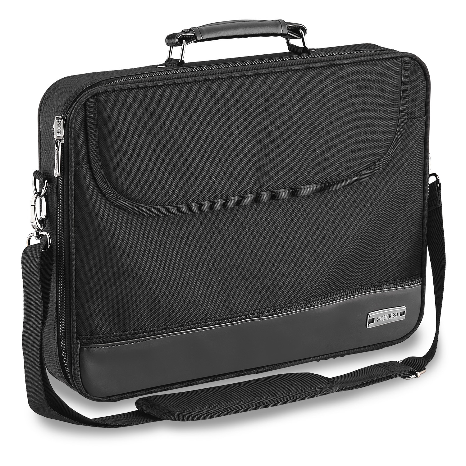 PEDEA Laptoptasche »Notebooktasche BLACKLINE 15,6 (39,6cm)«, (1 tlg.), Umhängetasche mit Schultergurt