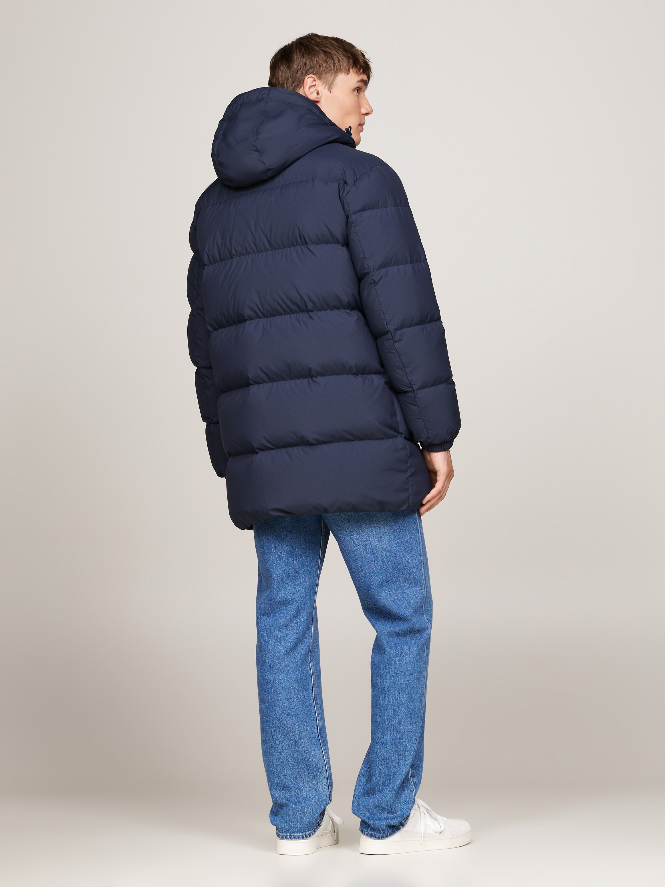 Tommy Jeans Steppjacke »TJM ESSENTIAL DOWN PARKA« mit Kapuze Daunenjacke, Übergangsjacke mit Kapuze