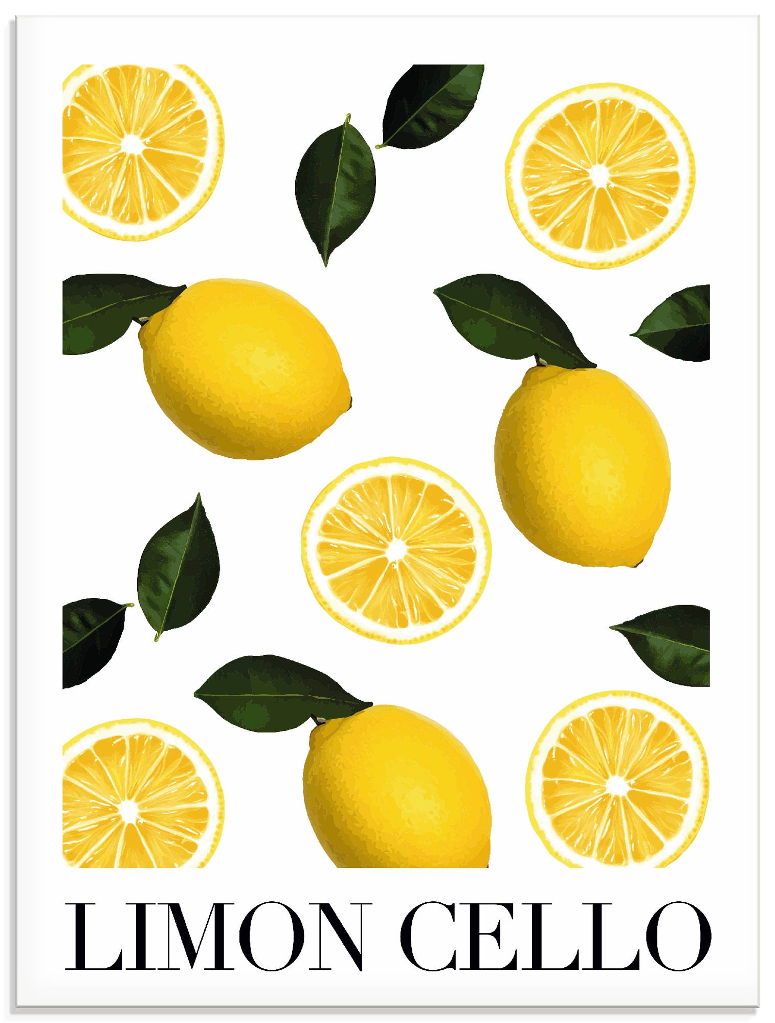 Glasbild ARTLAND "Limon Cello", farbe bild(er): gelb, B:60cm H:80cm, Bilder, in verschiedenen Größen