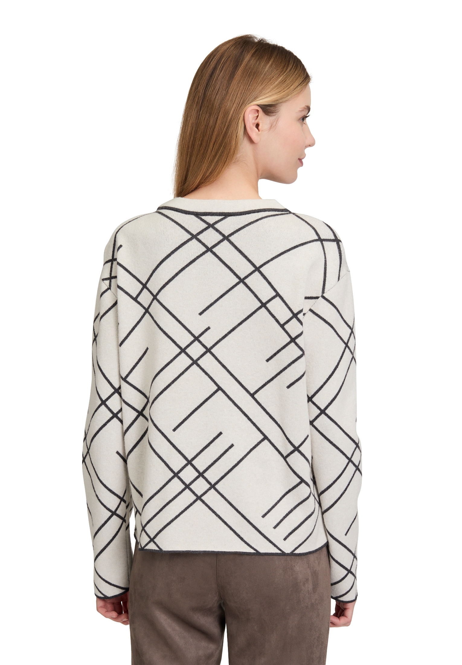 Betty Barclay Strickpullover »Betty Barclay Damen Strickpullover mit Jacquard«, (1 tlg.)
