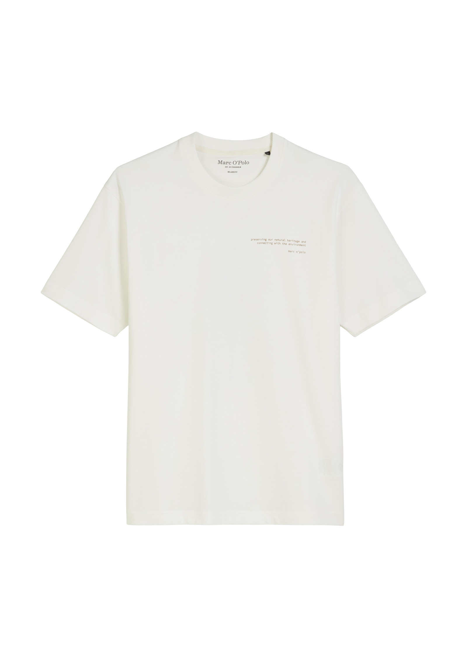Marc O'Polo T-Shirt »mit Natur-Rückenprint«