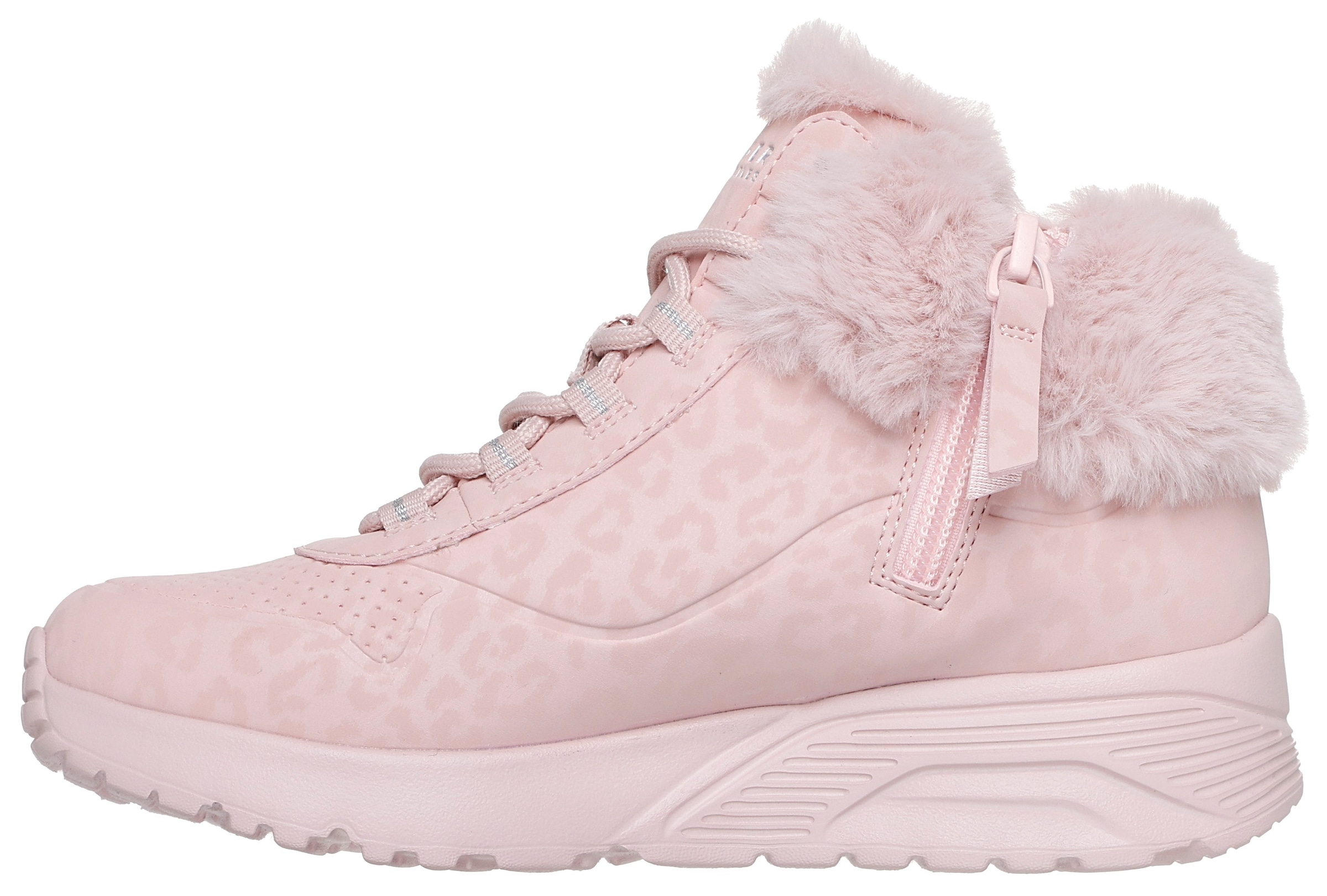 Skechers Winterboots »UNO LITE«, Schnürboots mit Reißverschluss, Größenschablone zum Download