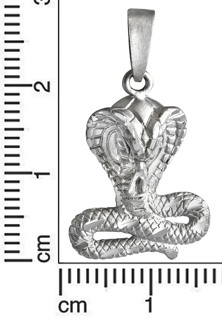 Firetti Kettenanhänger »Schmuck Geschenk Silber 925 Halsschmuck Anhänger Schlange/Cobra«, Made in Germany