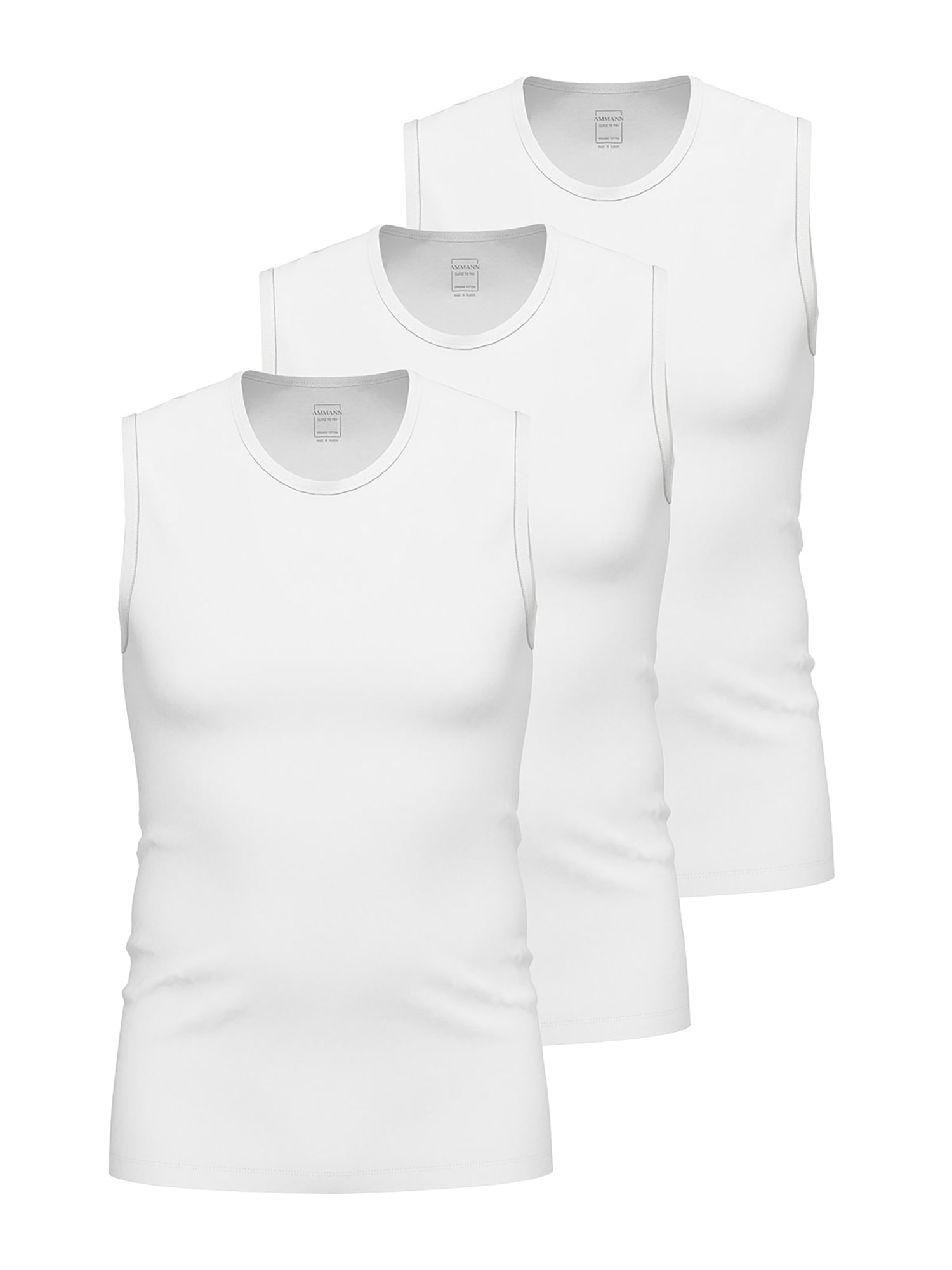 Ammann Unterhemd "3er Pack Tank Top Day Modern / Close to you"