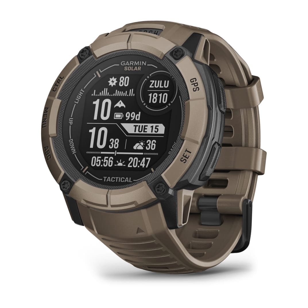 Garmin Smartwatch »Instinct 2X Solar Tactical Edition«, (Proprietär)