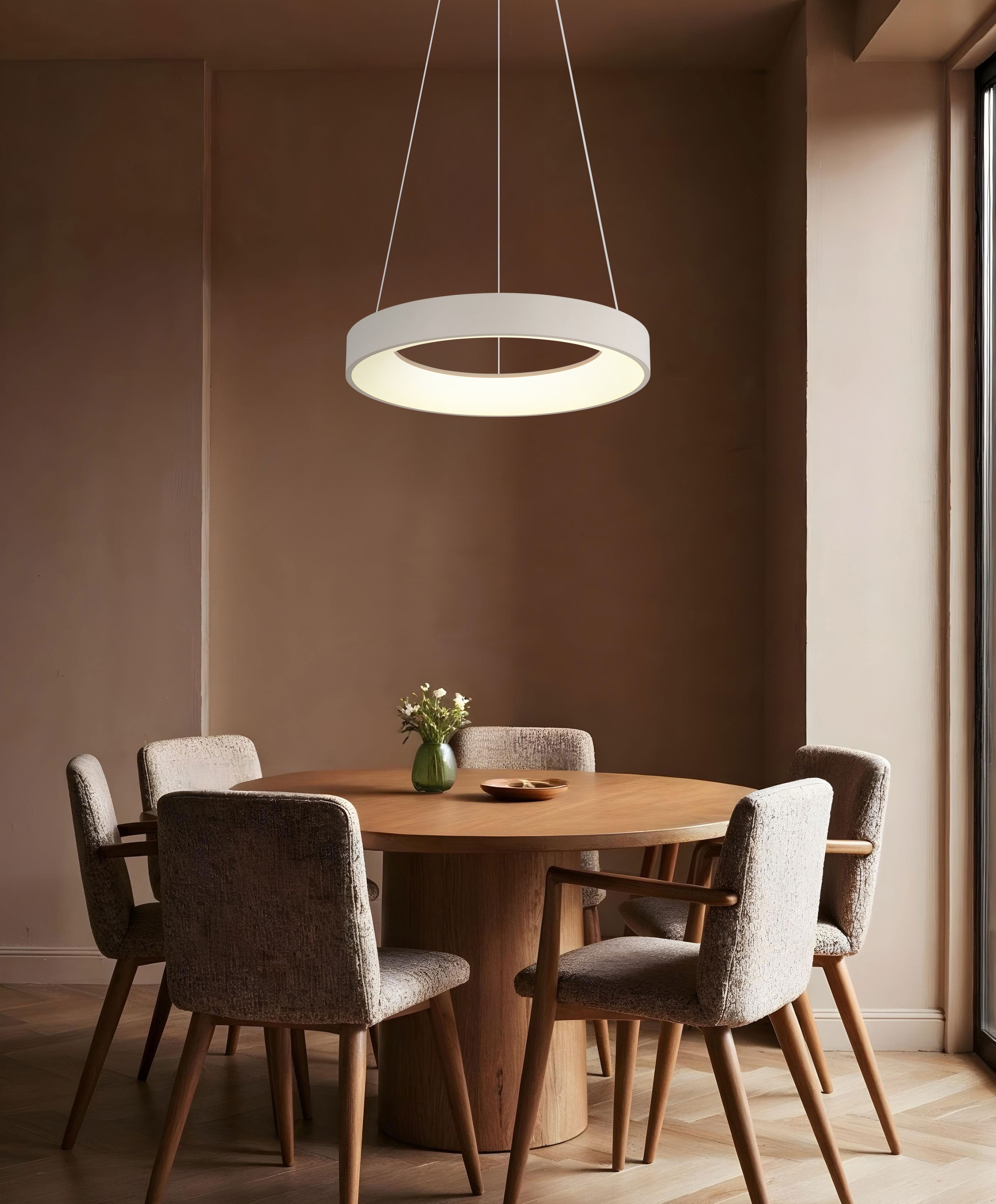 GLOBO LIGHTING Hängeleuchte »GALLEGOS« LED-Modul 1 Stk. LED Hängeleuchte für Esszimmer sandfarben