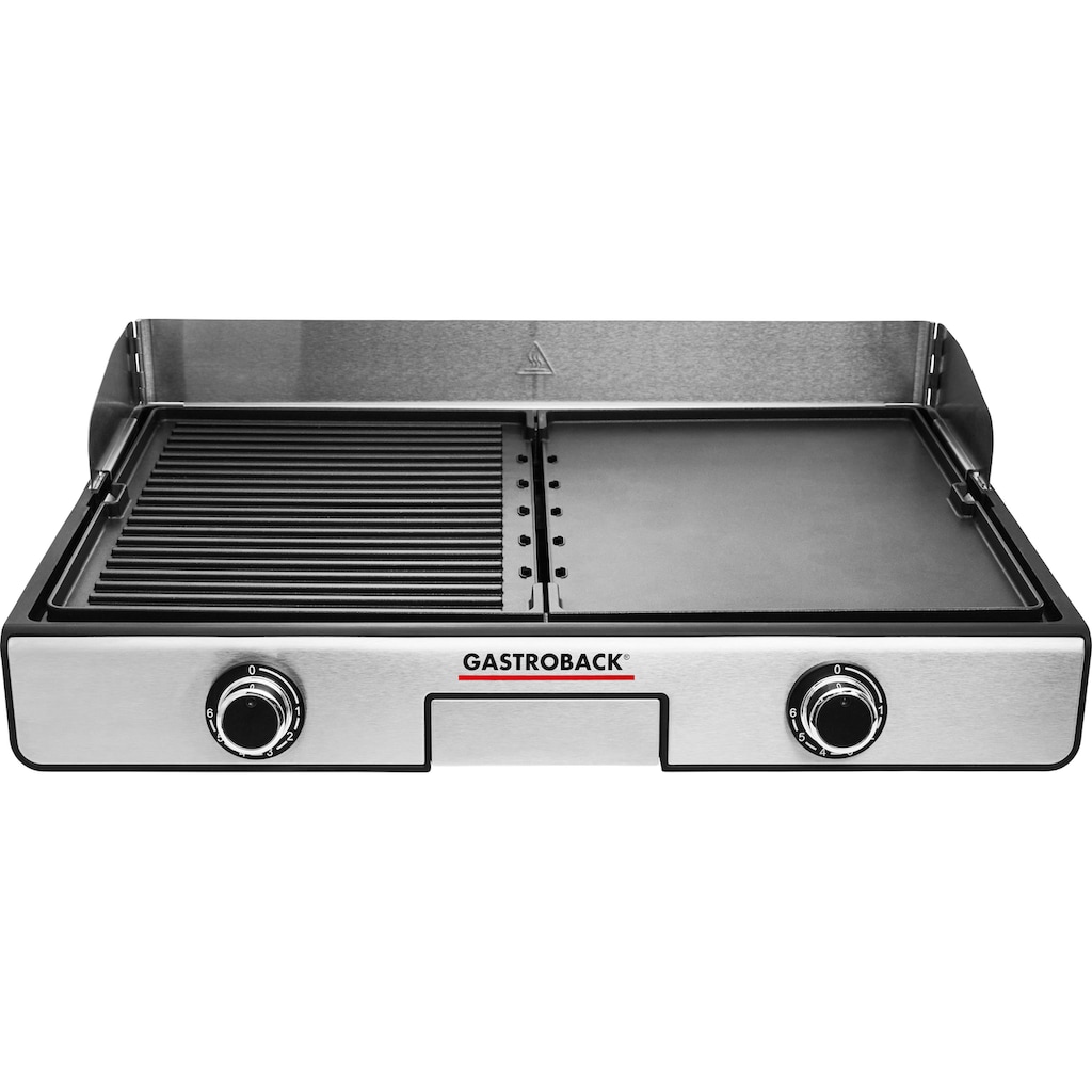 Gastroback Tischgrill »42524 Design Plancha & BBQ«, 2000 W