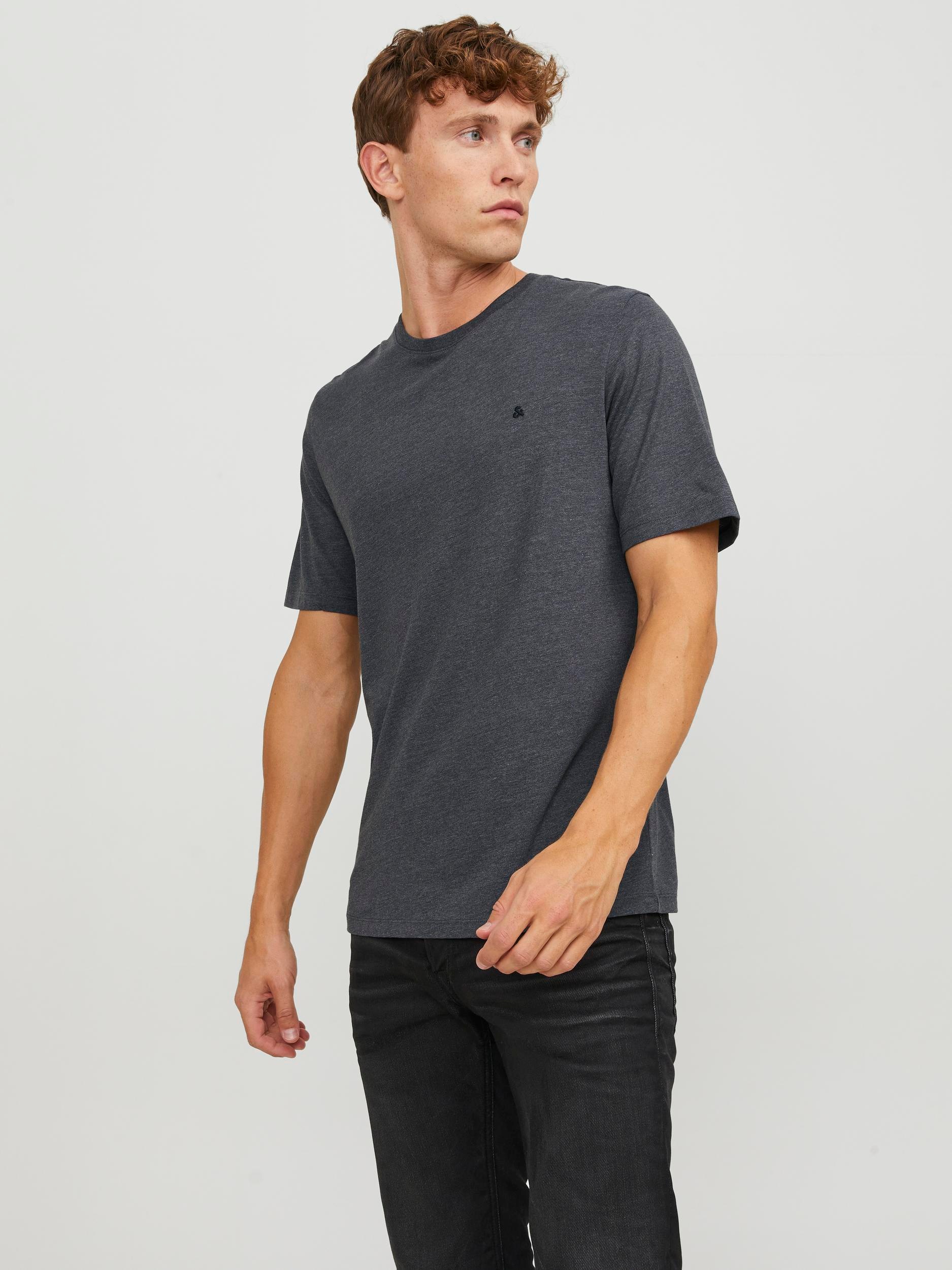 Jack & Jones Rundhalsshirt "JJEPAULOS TEE SS CREW NECK NOOS" Baumwollmischu günstig online kaufen