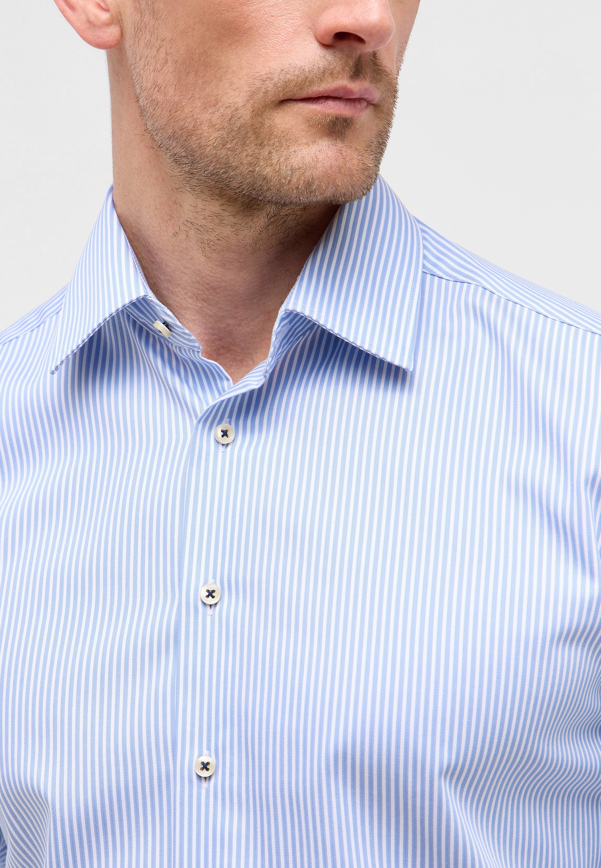 Eterna Langarmhemd »MODERN FIT«, NON IRON (bügelfrei)