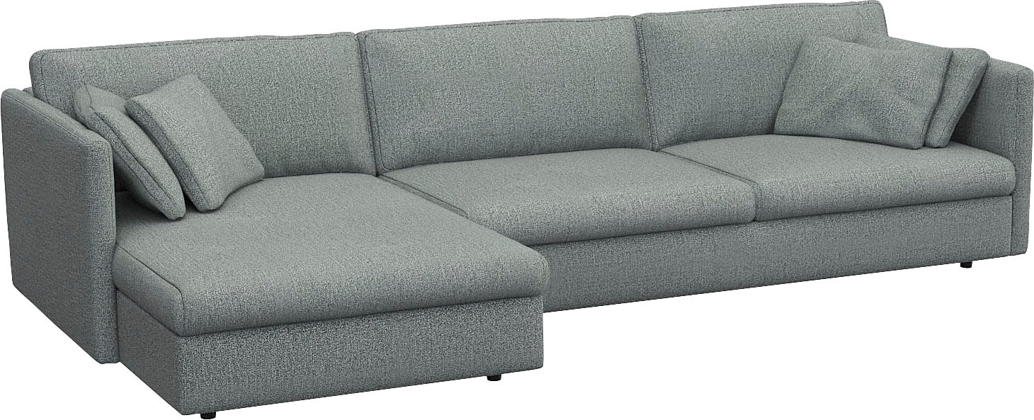 FLEXLUX Ecksofa "Lovane" Weich & anschmiegsam, große Sitztiefe auf Kaltscha günstig online kaufen