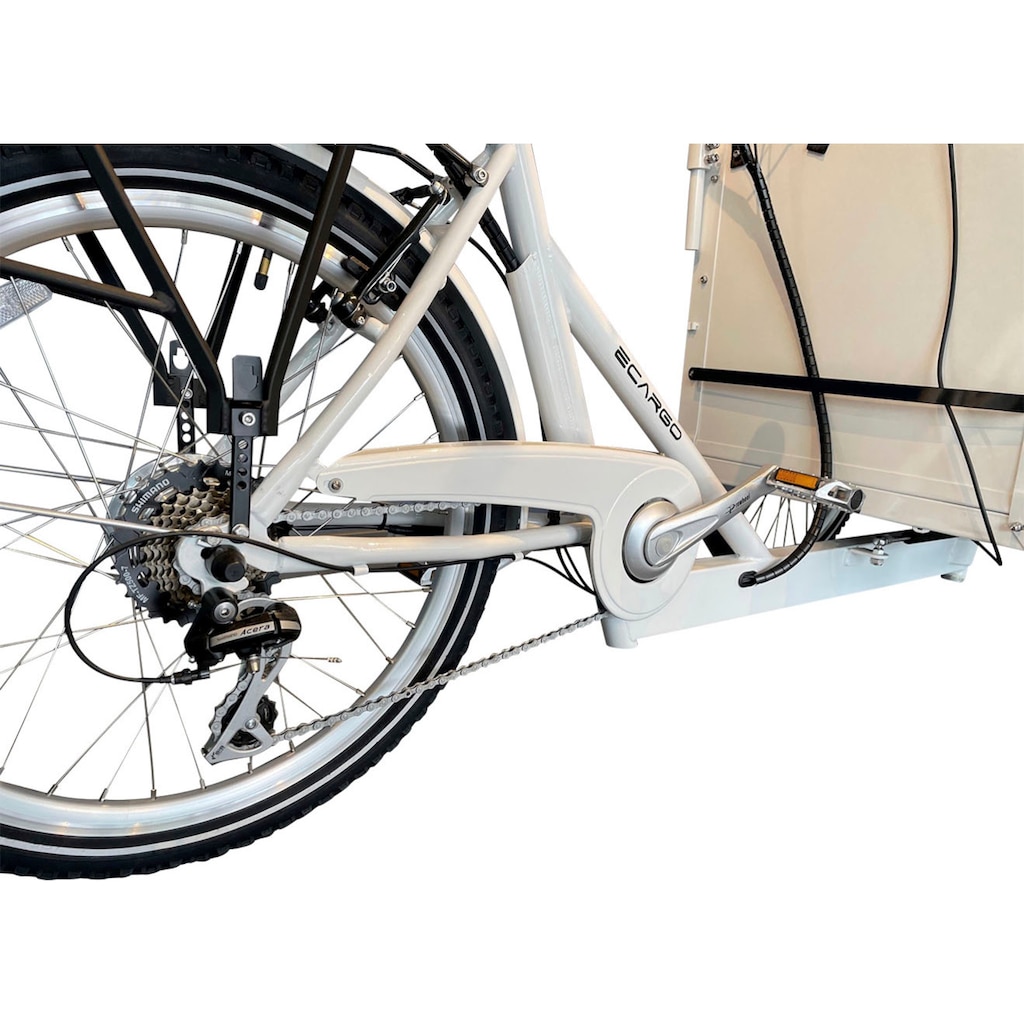 GreenStreet E-Bike »Elektrolastenrad E-Cargo«, 7 Gang, Shimano, Acera, Heckmotor 250 W