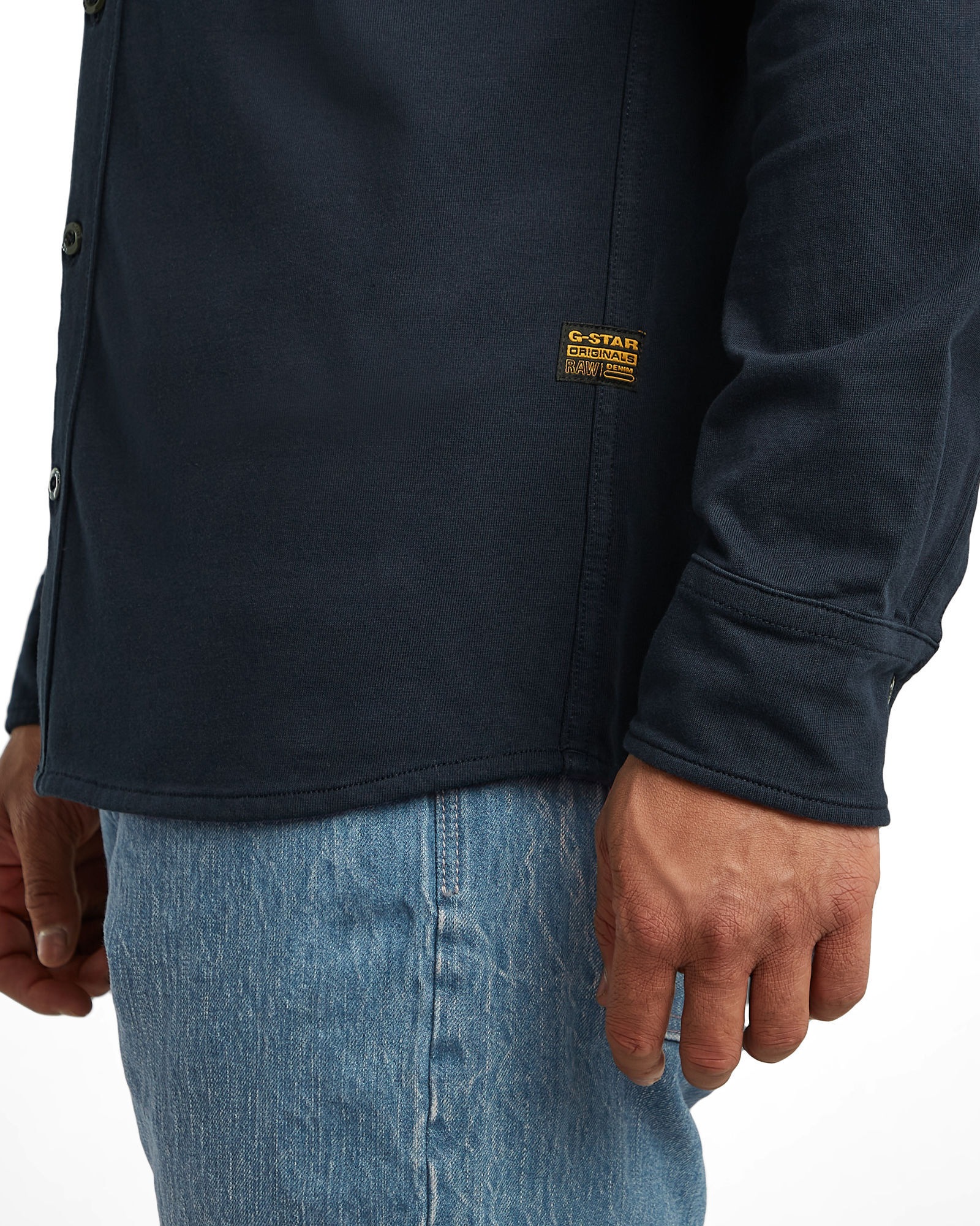 G-STAR Langarmshirt »Jersey Hemd Marine Pockets«
