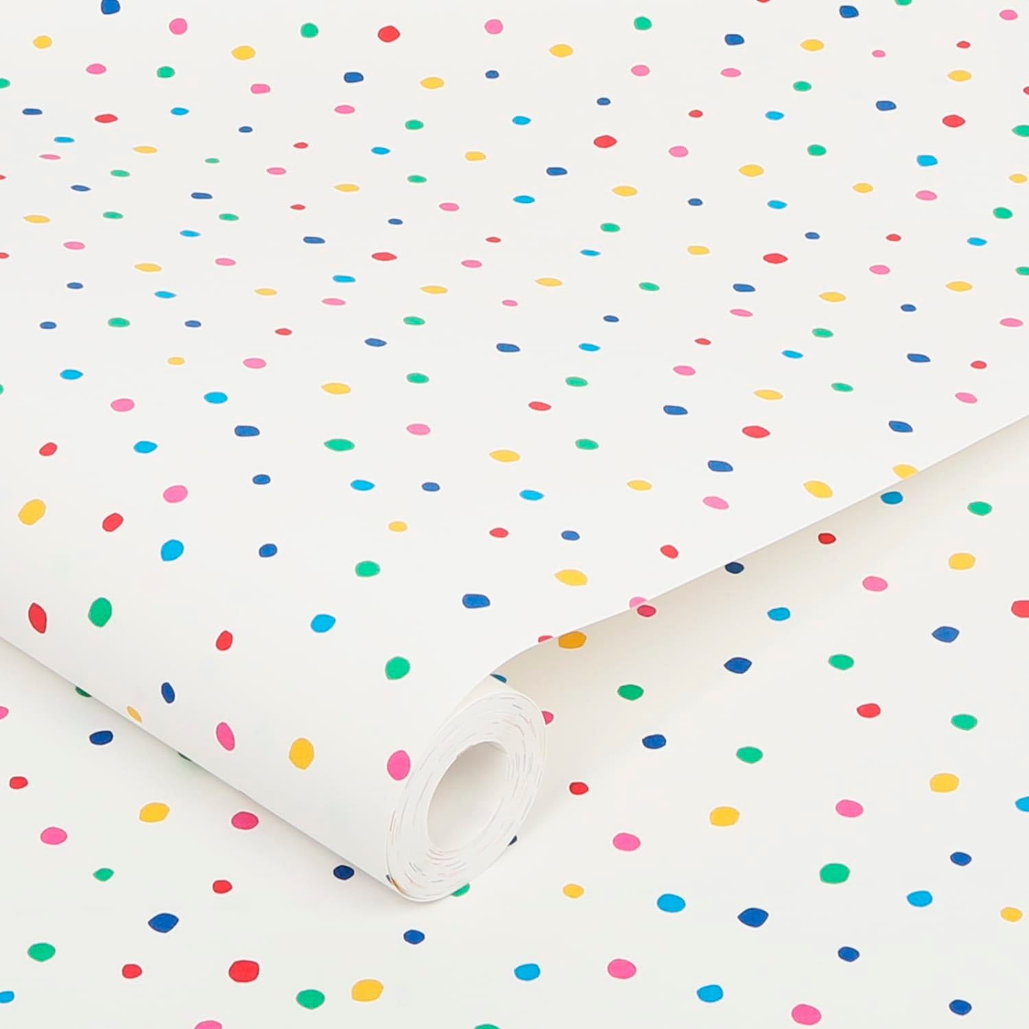 Joules Vliestapete »Lynx Multi Spot White / Rainbow«, Motiv, Motiv