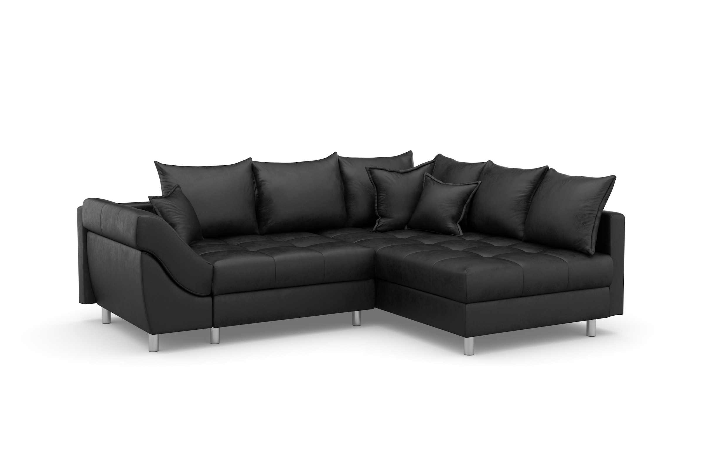 COLLECTION AB Ecksofa Joseli, mit Zier- und Rückenkissen, komfortable Schan günstig online kaufen