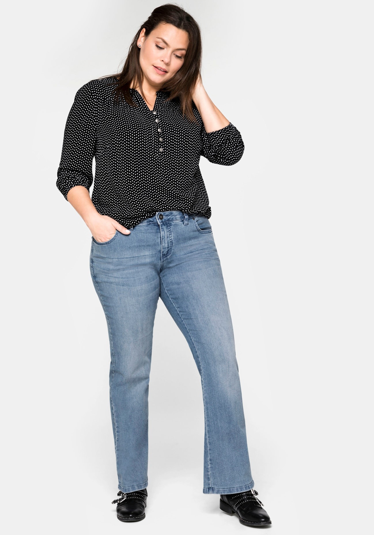 Sheego Bootcut-Jeans 1 Stk. günstig online kaufen