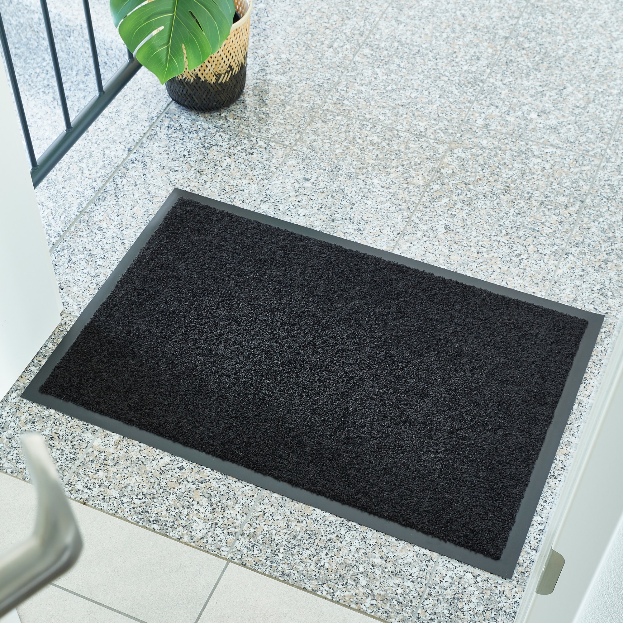 Andiamo Fußmatte »Verdi, Made in Netherlands«, rechteckig, 6 mm Höhe, Schmutzfangmatte, auch für überdachten Außenbereich geeignet, waschbar