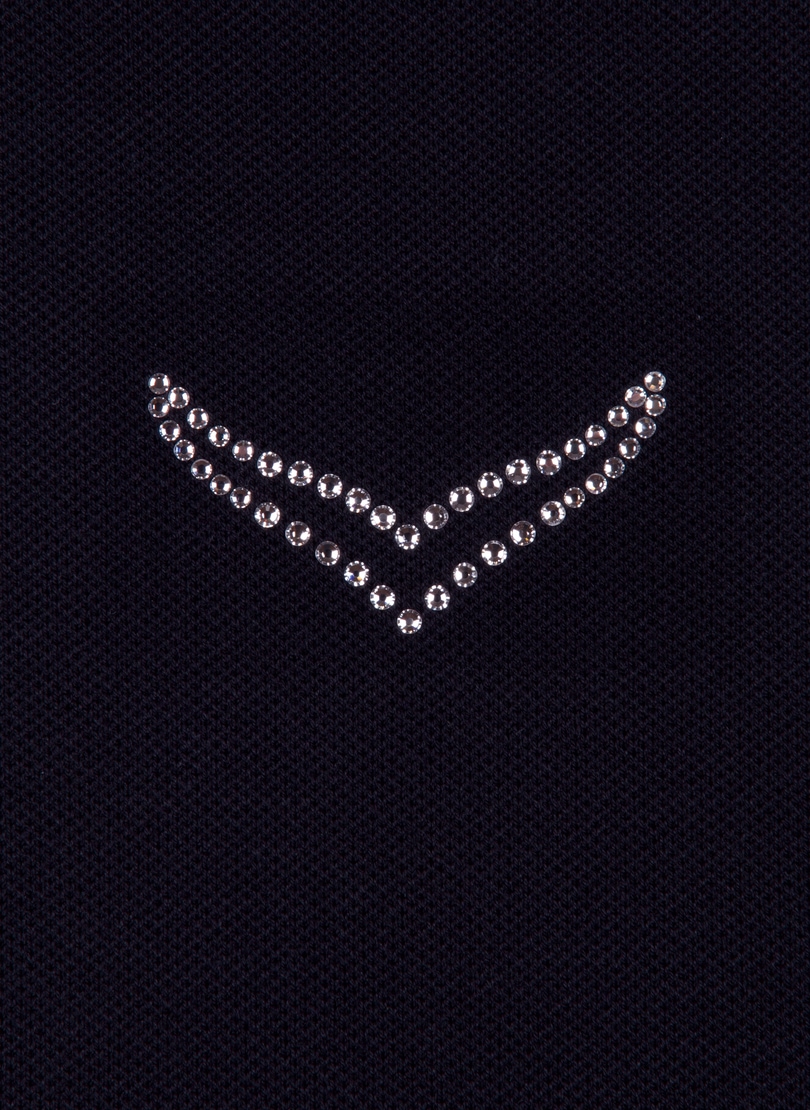 Trigema Poloshirt »TRIGEMA Poloshirt mit Kristallsteinen«, (1 tlg.)