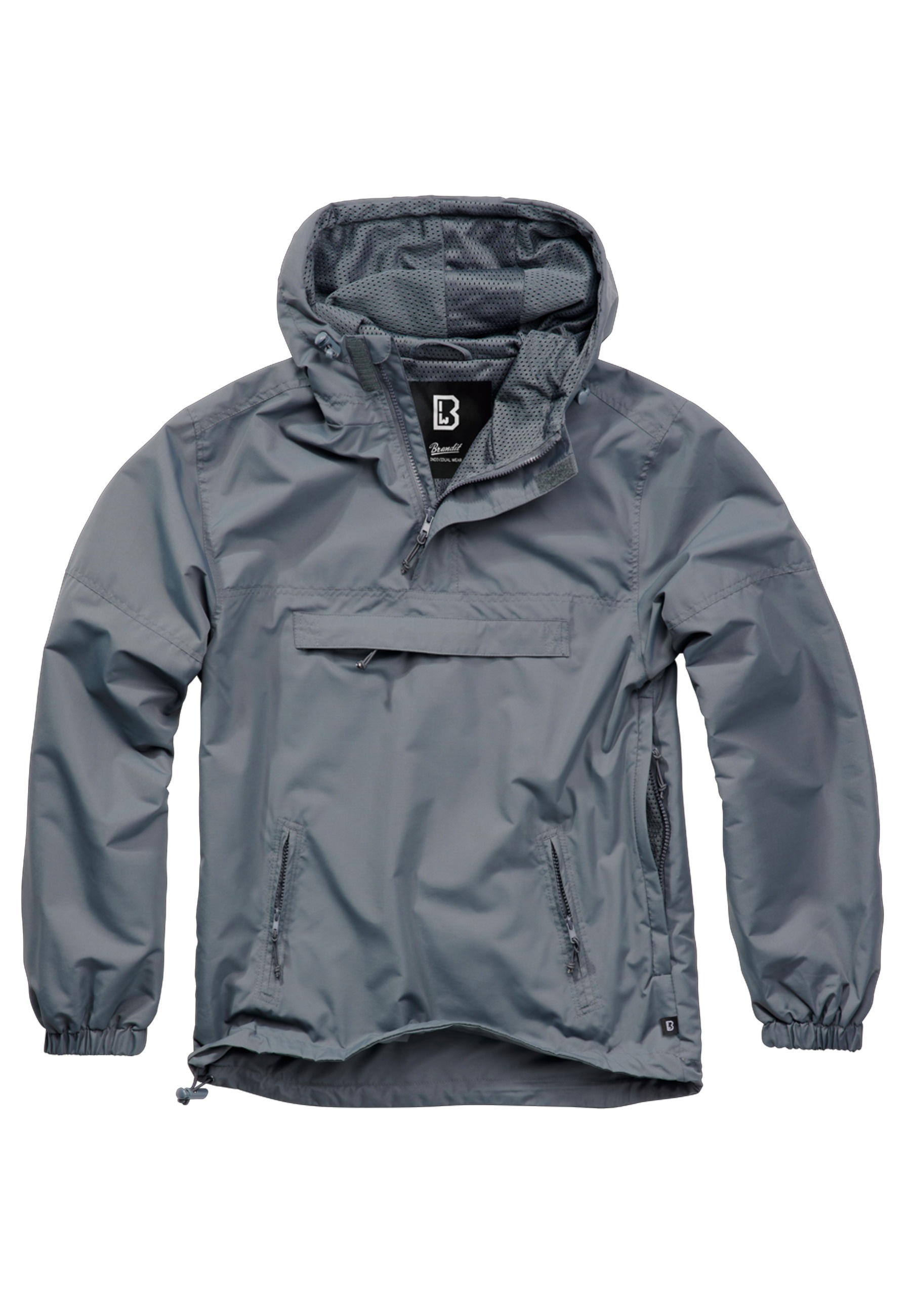 Brandit Allwetterjacke »Brandit Herren Summer Pull Over Jacket« 1 Stk. tlg. mit Kapuze