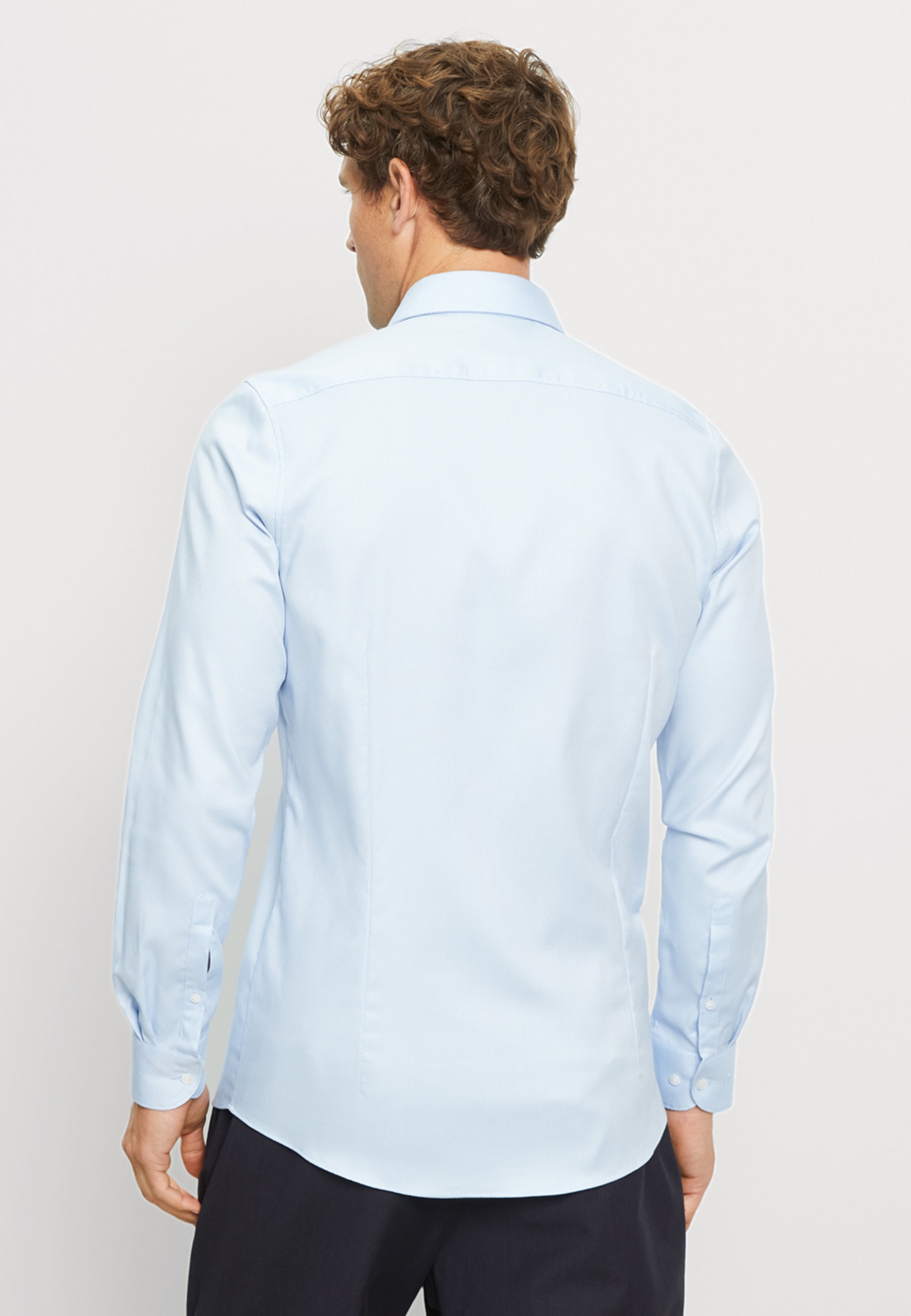 OLYMP Level Five New York Kent Men Shirt Blue 38 9