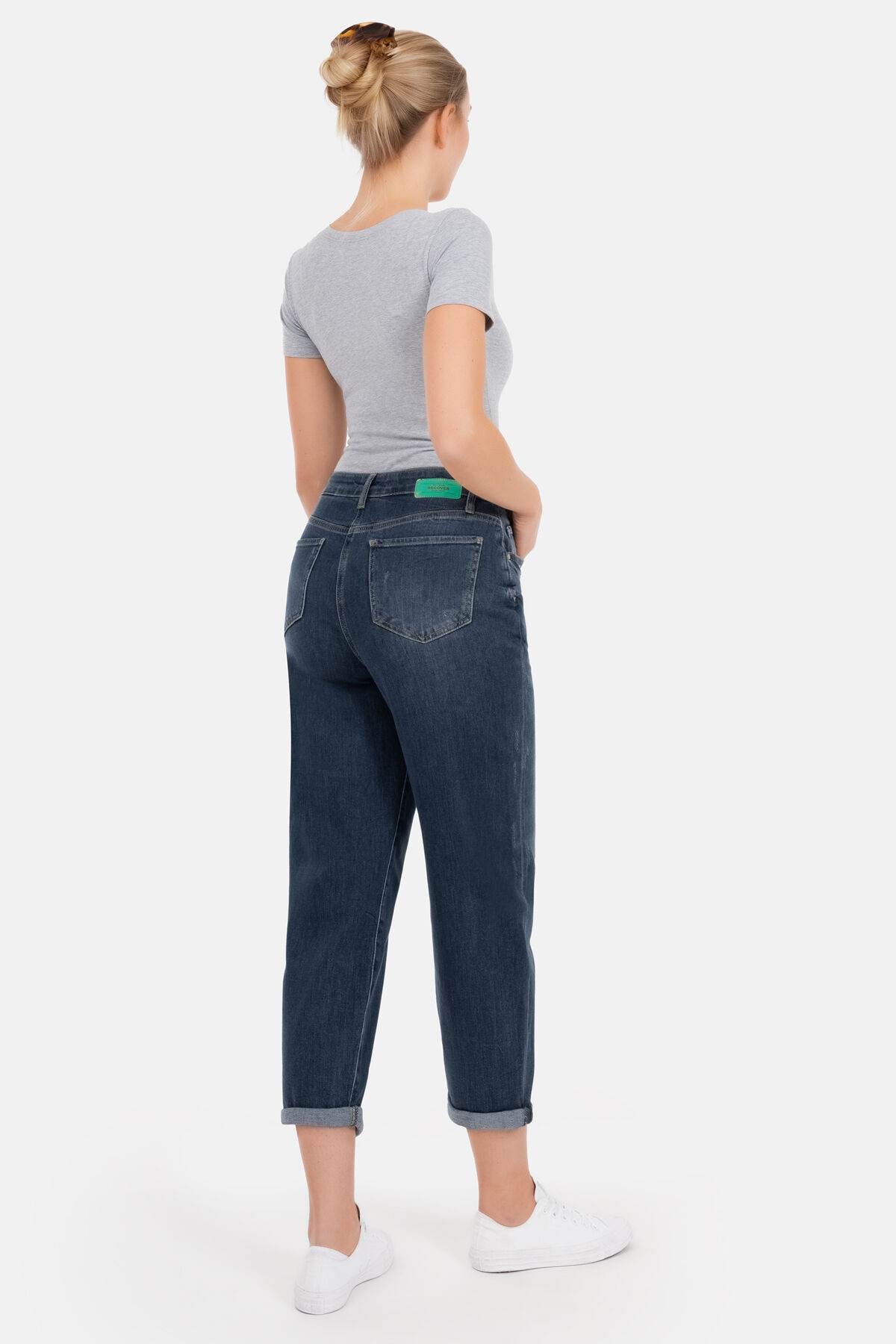 Recover Pants 5-Pocket-Jeans »Gianna«, mit diagonalem Verschluss