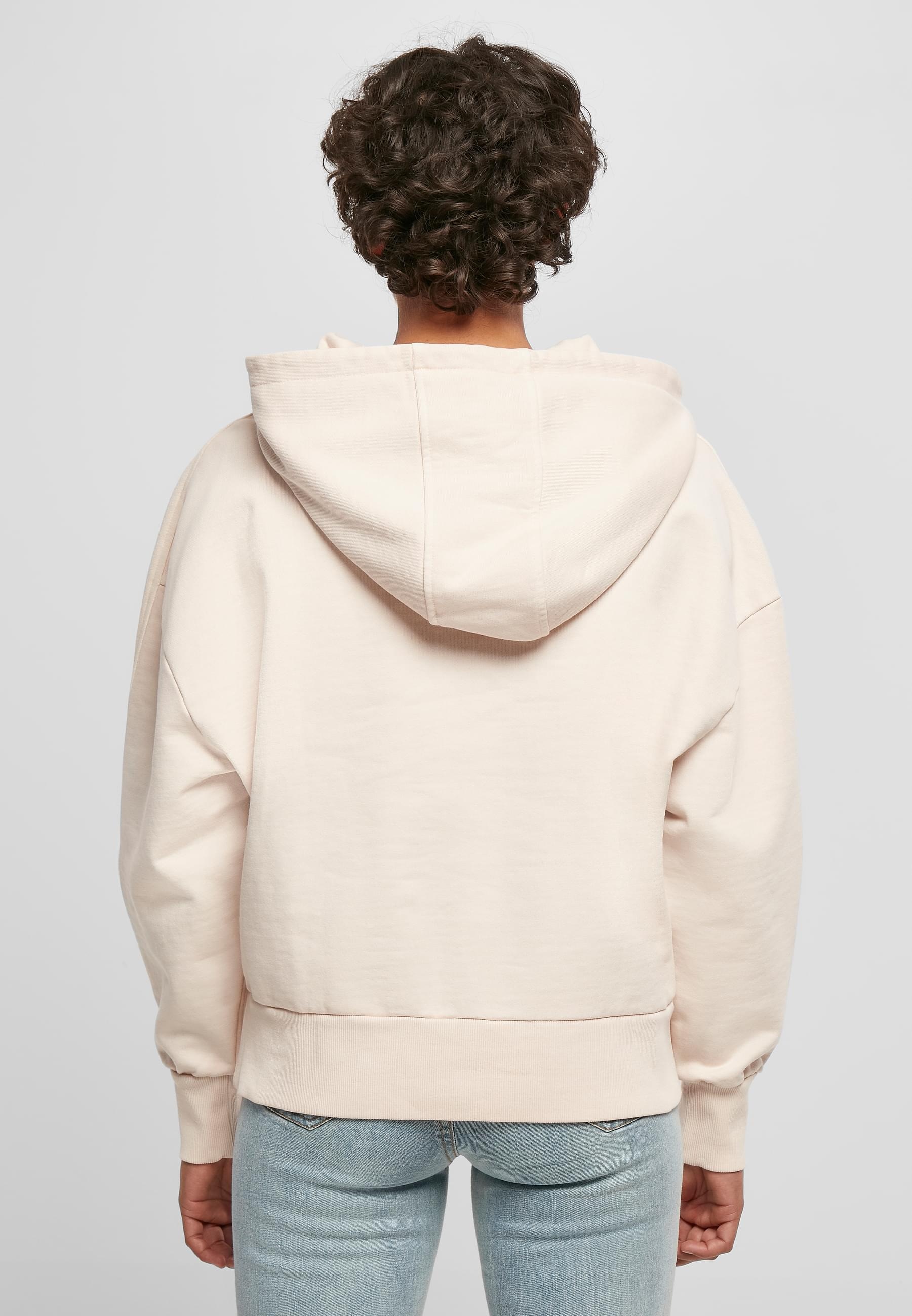URBAN CLASSICS Kapuzenpullover »Urban Classics Damen Ladies Heavy Terry Garment Dye Hoody«, (1 tlg.)