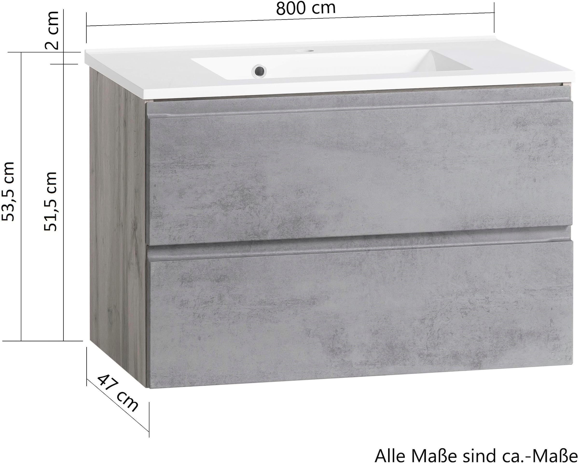 welltime Waschtisch »Sölden«