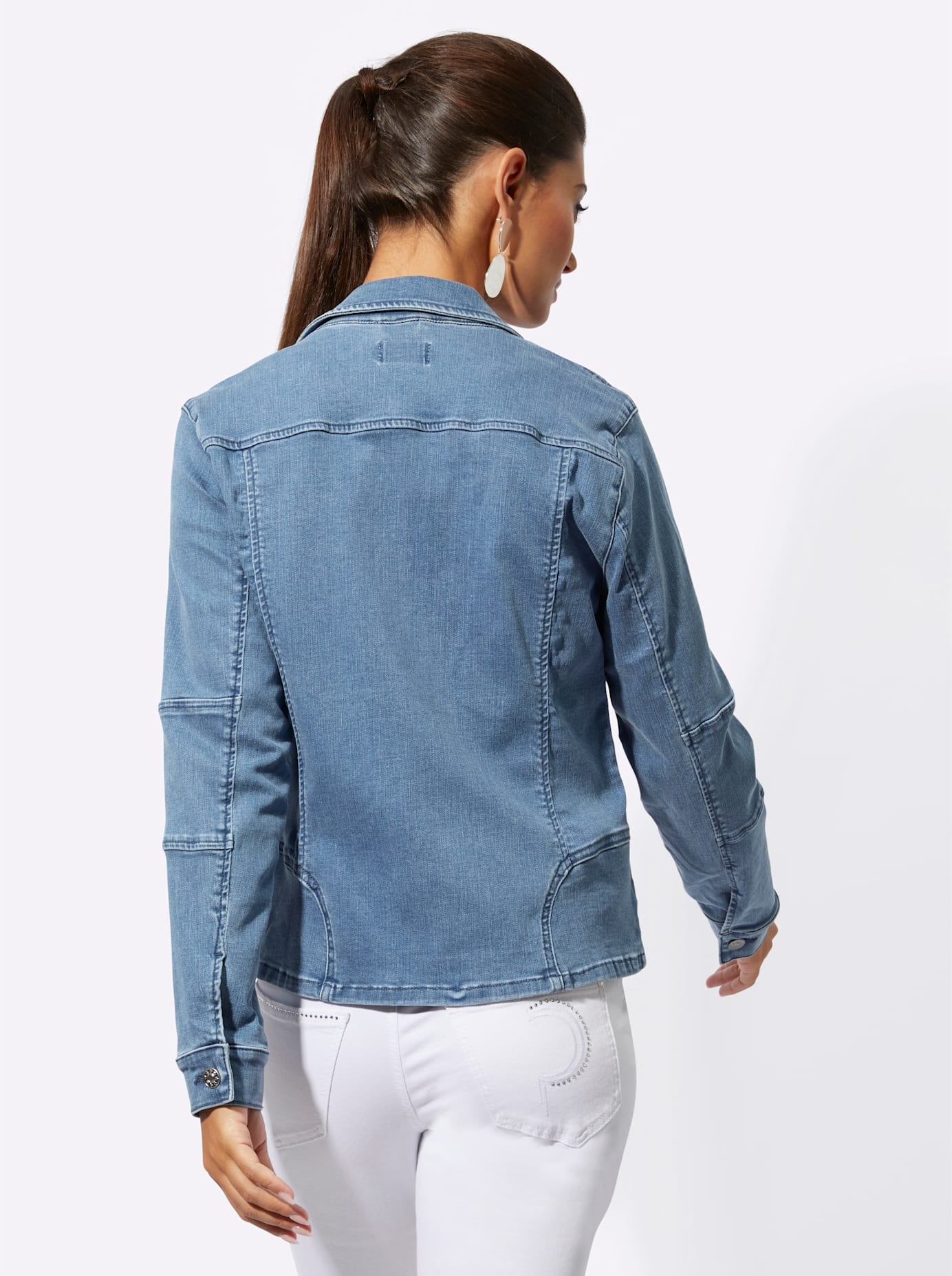 creation L Jeansjacke, ohne Kapuze