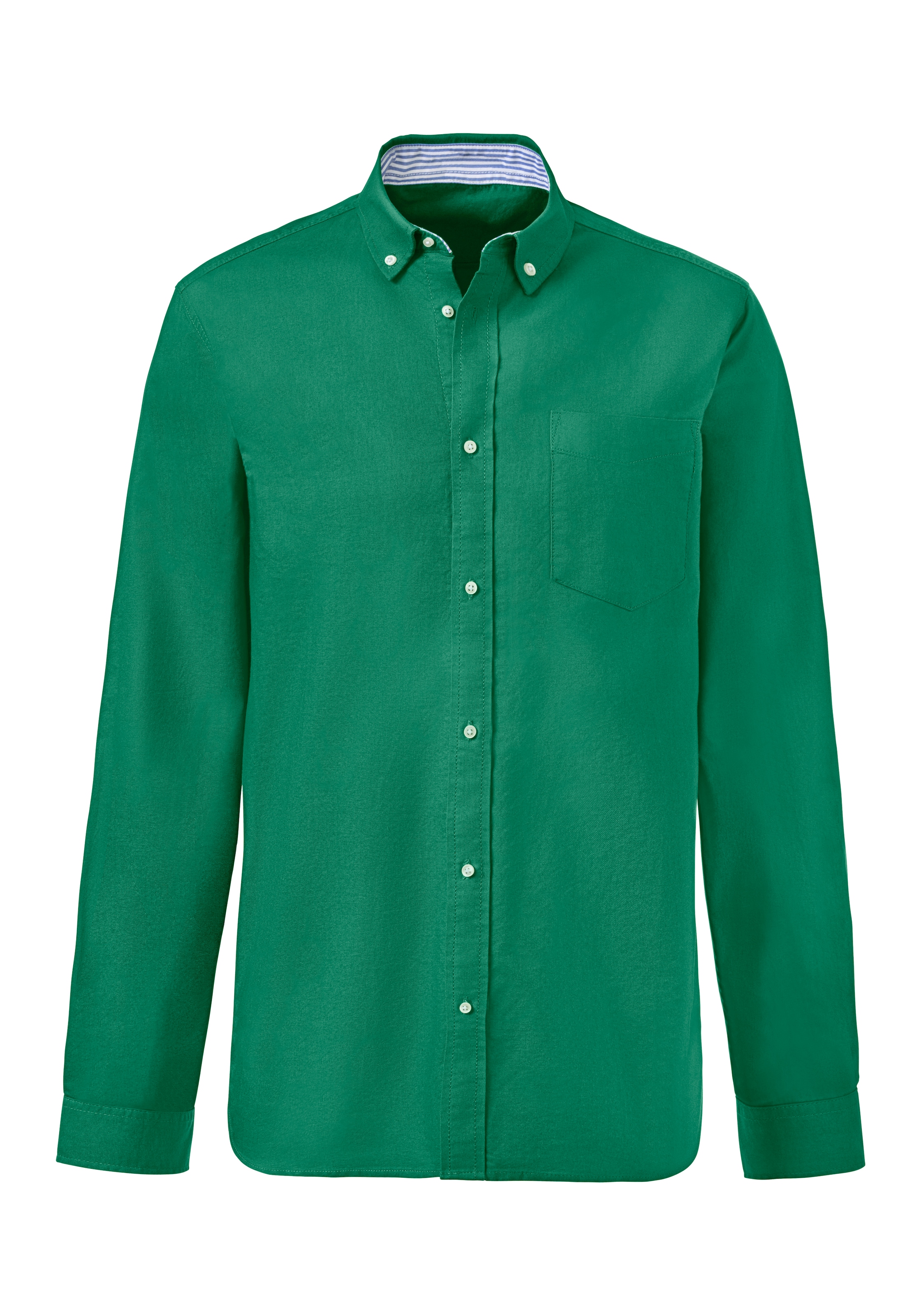 H.I.S Langarmhemd »regular-fit«, mit Button-down-Kragen, reine Baumwolle