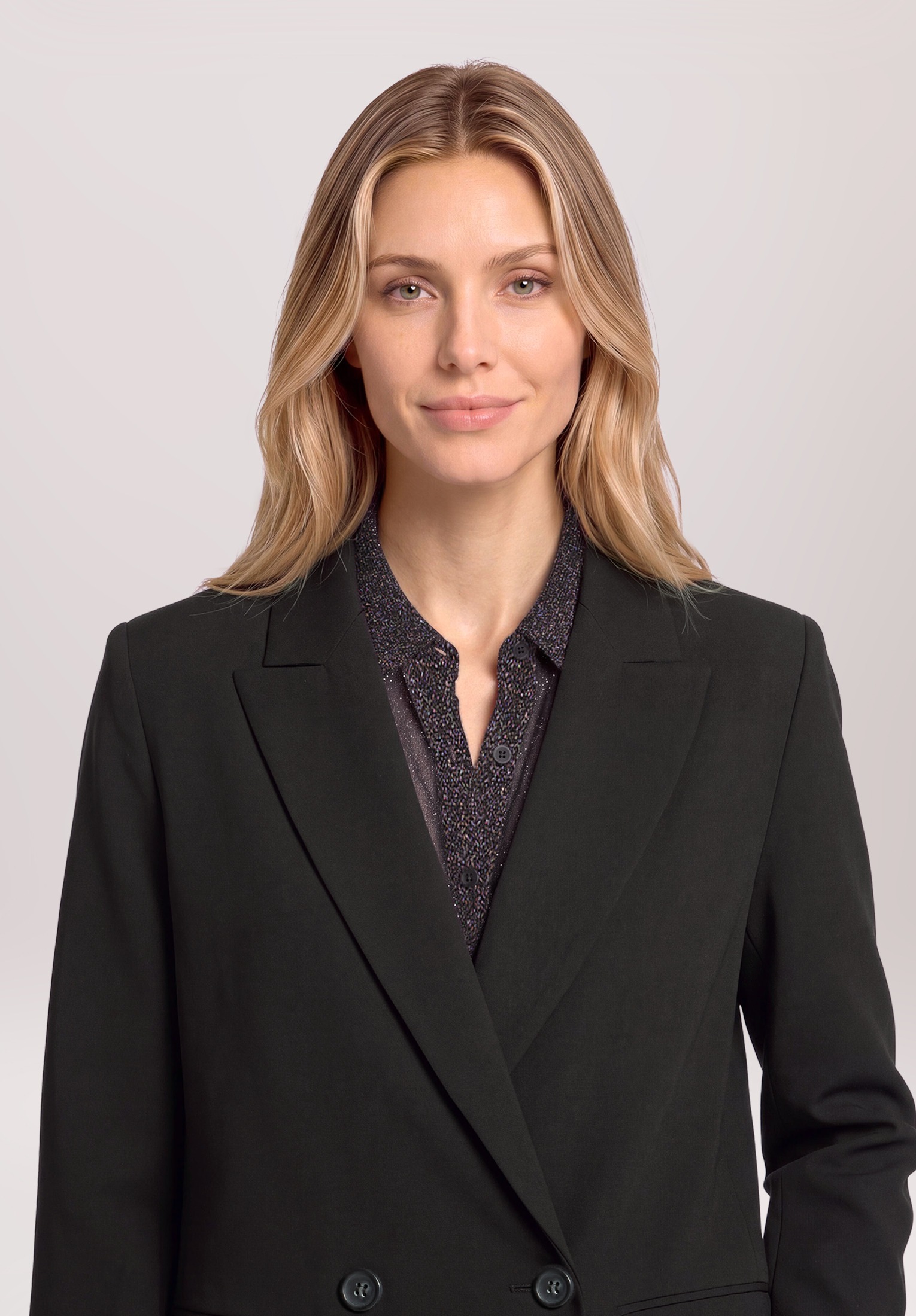 Betty&Co Longblazer »Damen mit Reverskragen«