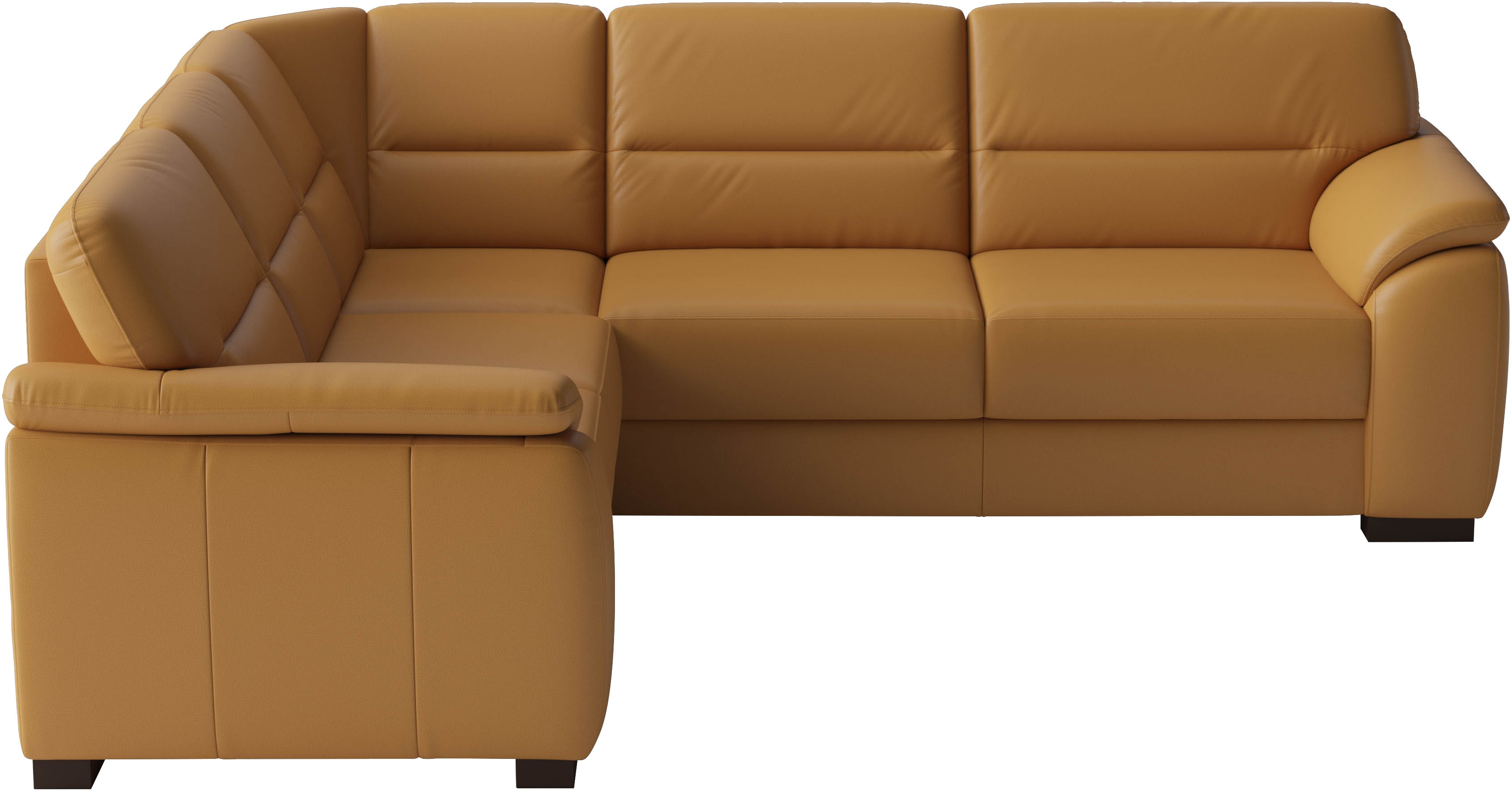 sit&more Ecksofa "Montego Leder, L-Form, B: 255cm" wahlweise mit Schlaffunktion und Schubkasten