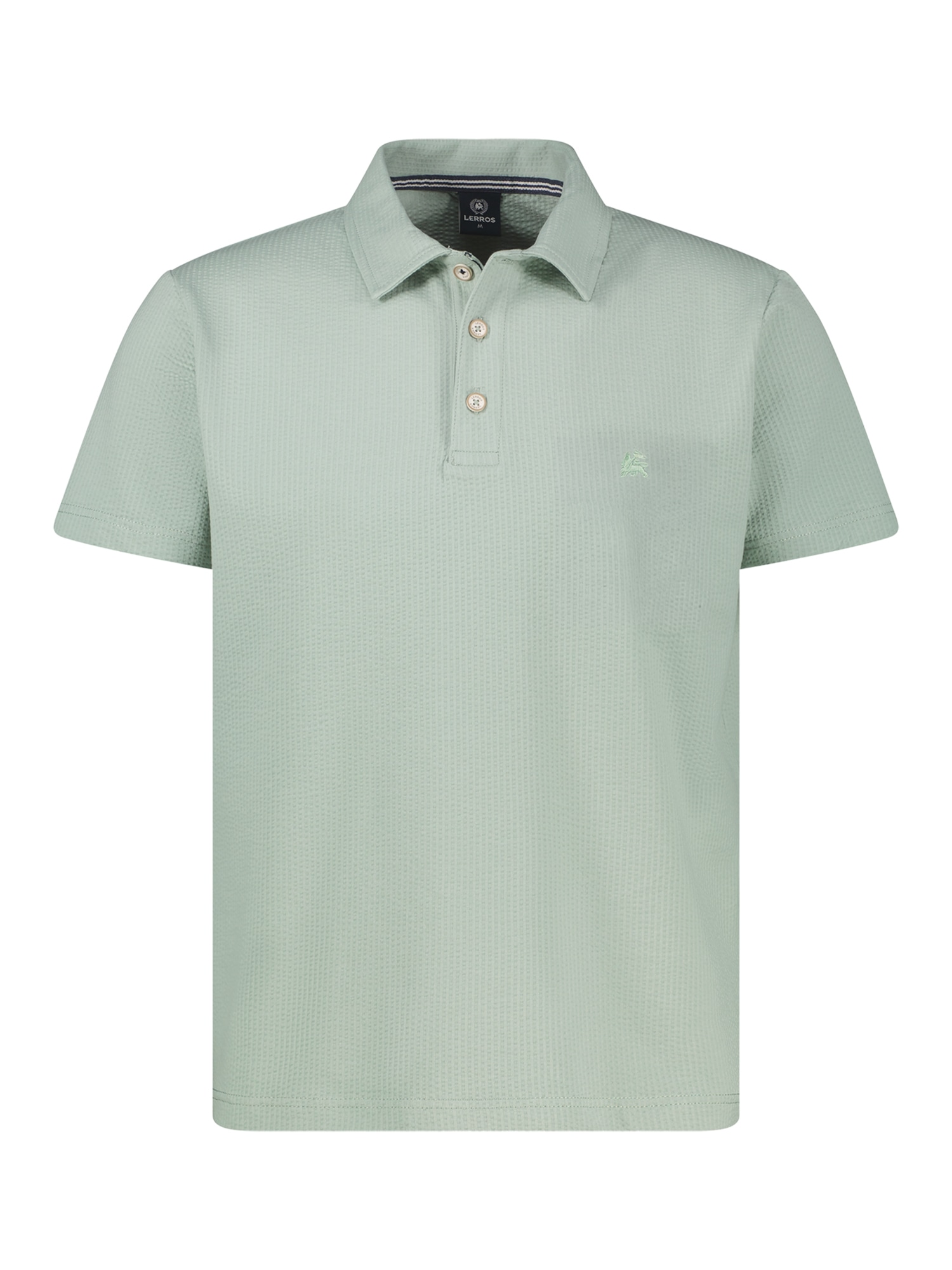 LERROS Poloshirt »Poloshirt in weicher Seersucker-Qualität mit Brusttasche«