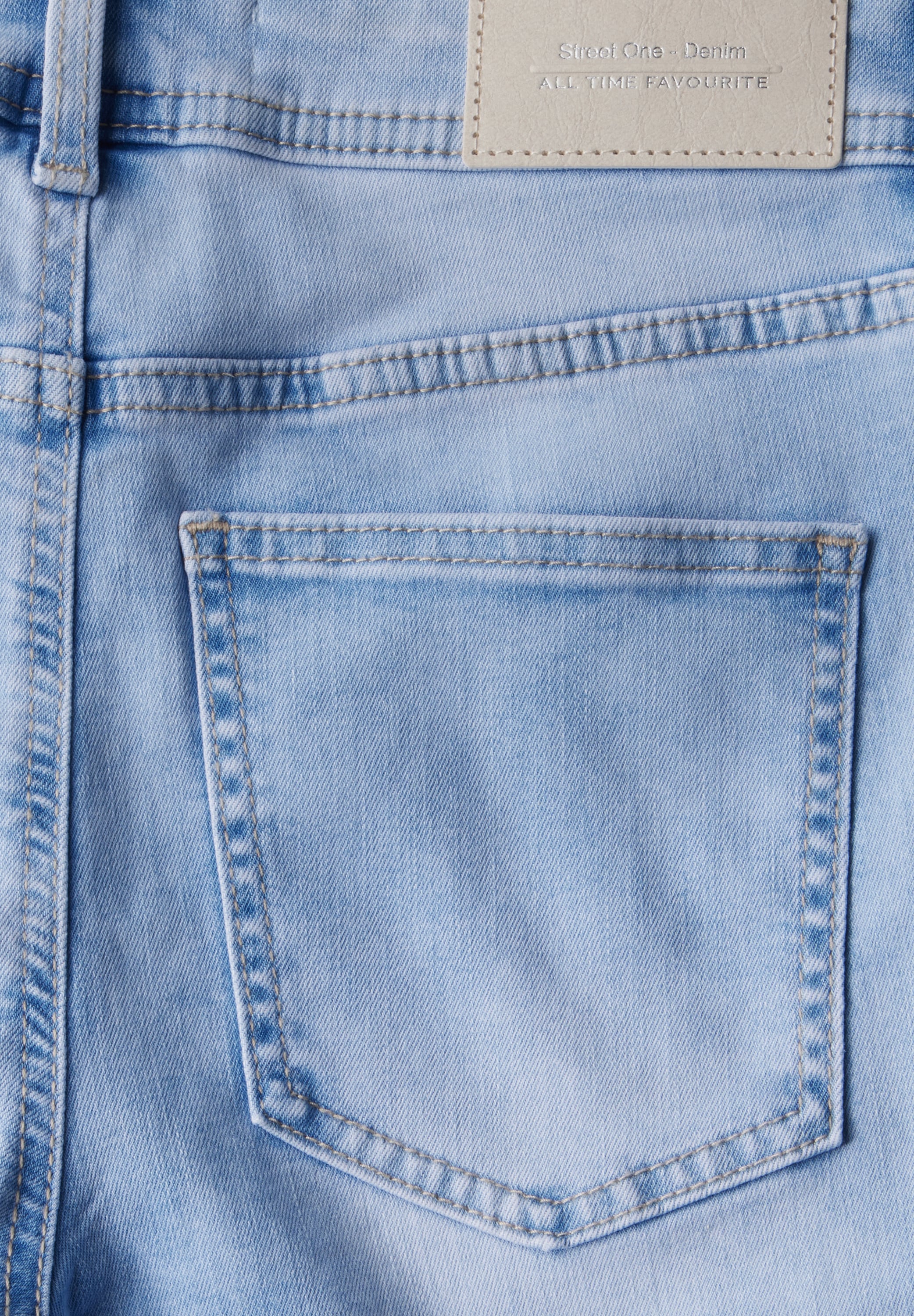 STREET ONE Comfort-fit-Jeans, Middle Waist