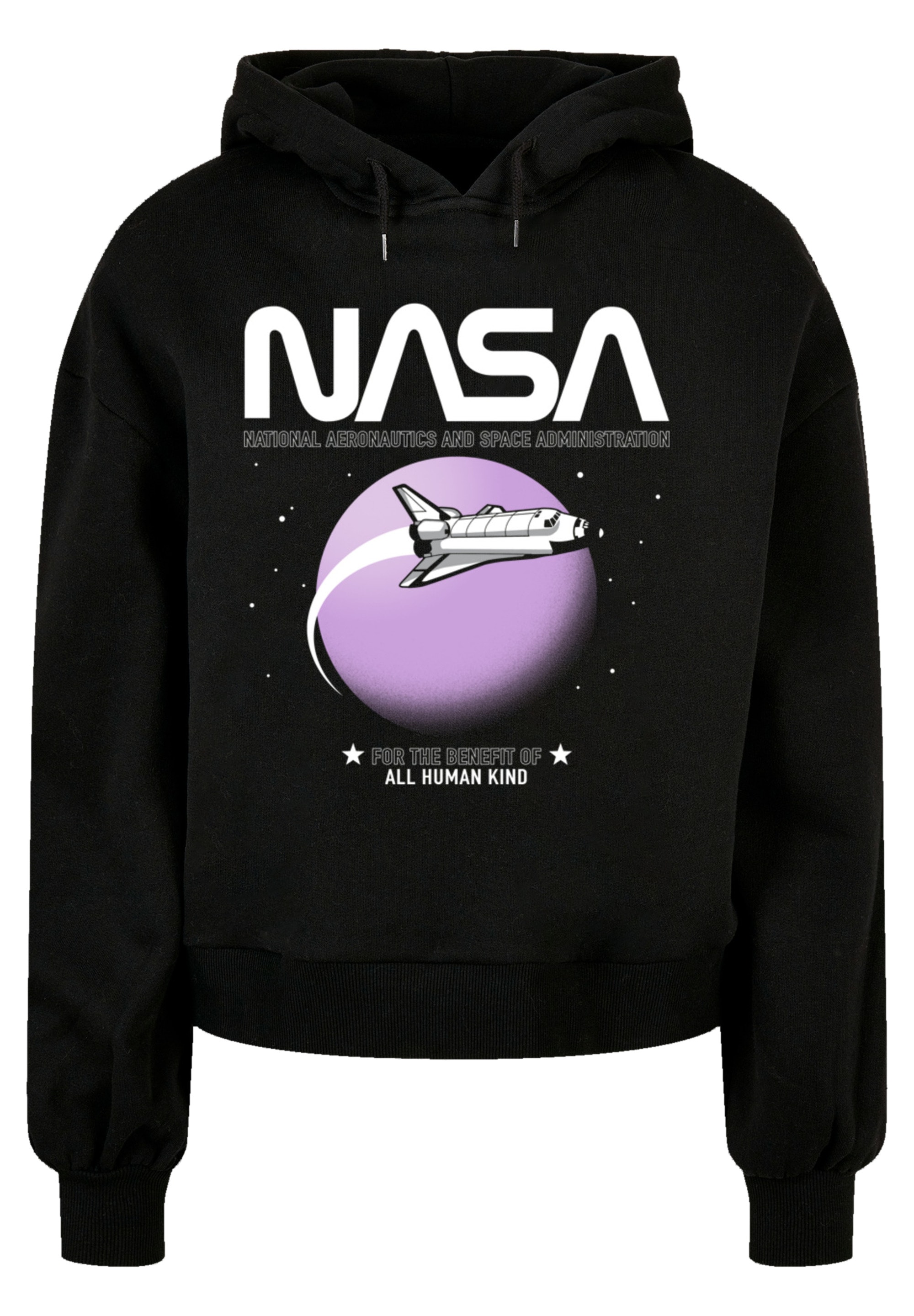F4NT4STIC Kapuzenpullover »NASA Shuttle Orbit«, Print