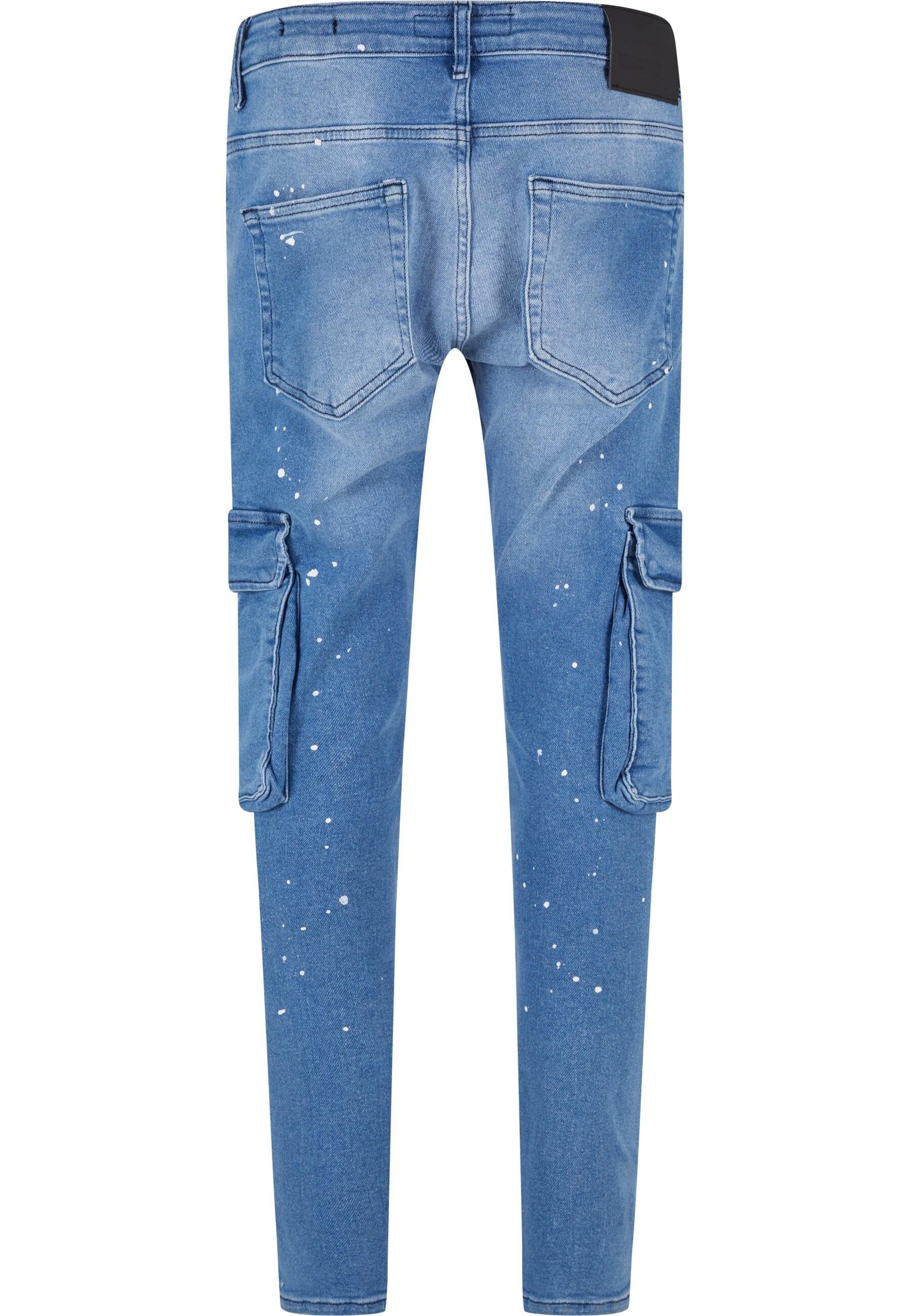 2Y Premium Stoffhose "2Y Premium Herren 2Y Skinny Fit Pocket Cargo Skull Je günstig online kaufen