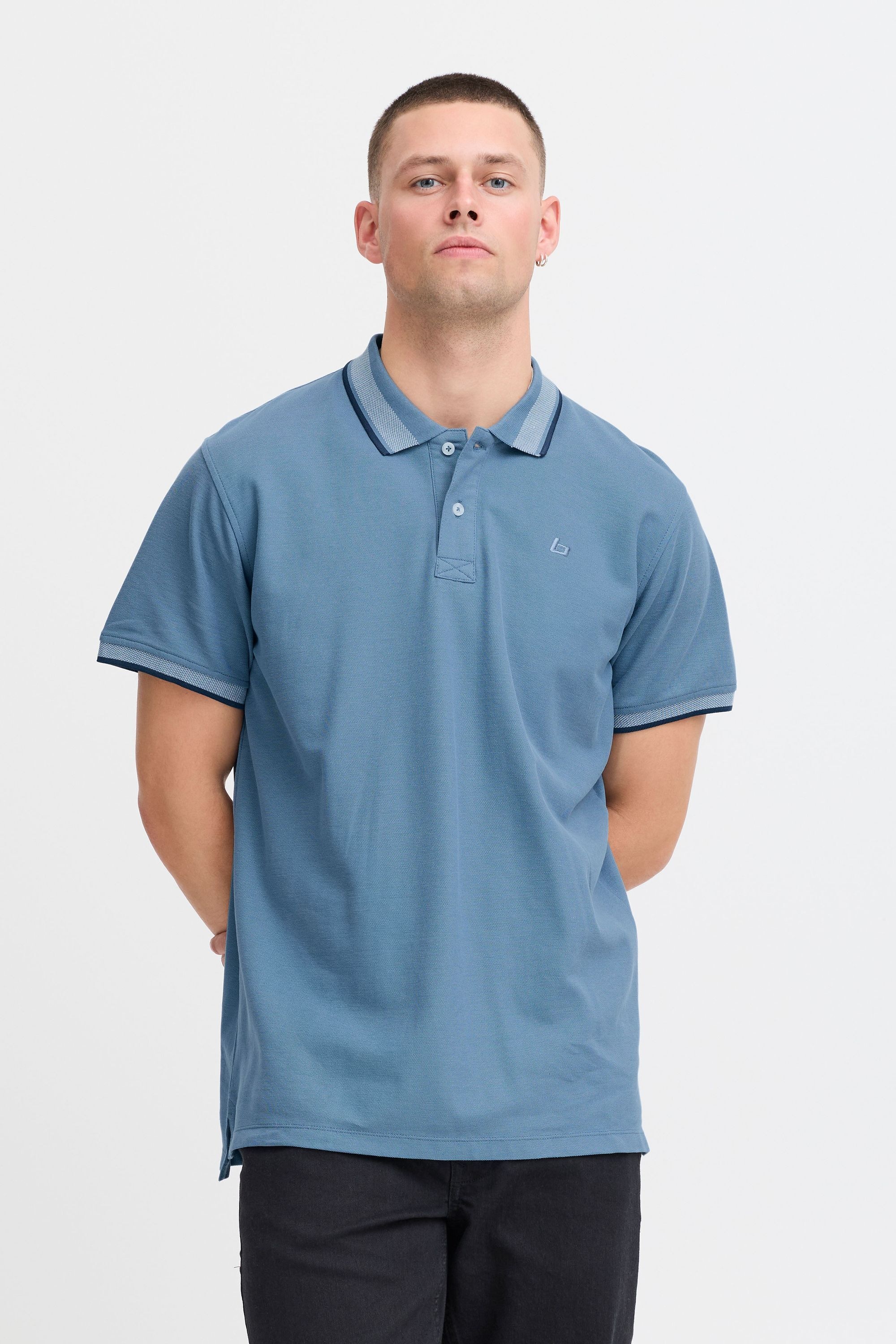 Blend Poloshirt "BHELMO", Klassisches Poloshirt mit Stickerei günstig online kaufen