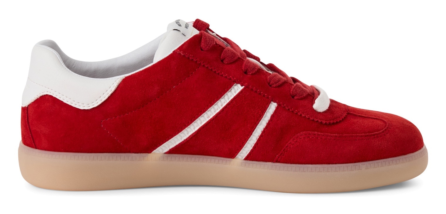 Tamaris Plateausneaker, Freizeitschuh, Halbschuh, Schnürschuh mit gepolstertem Schaftrand
