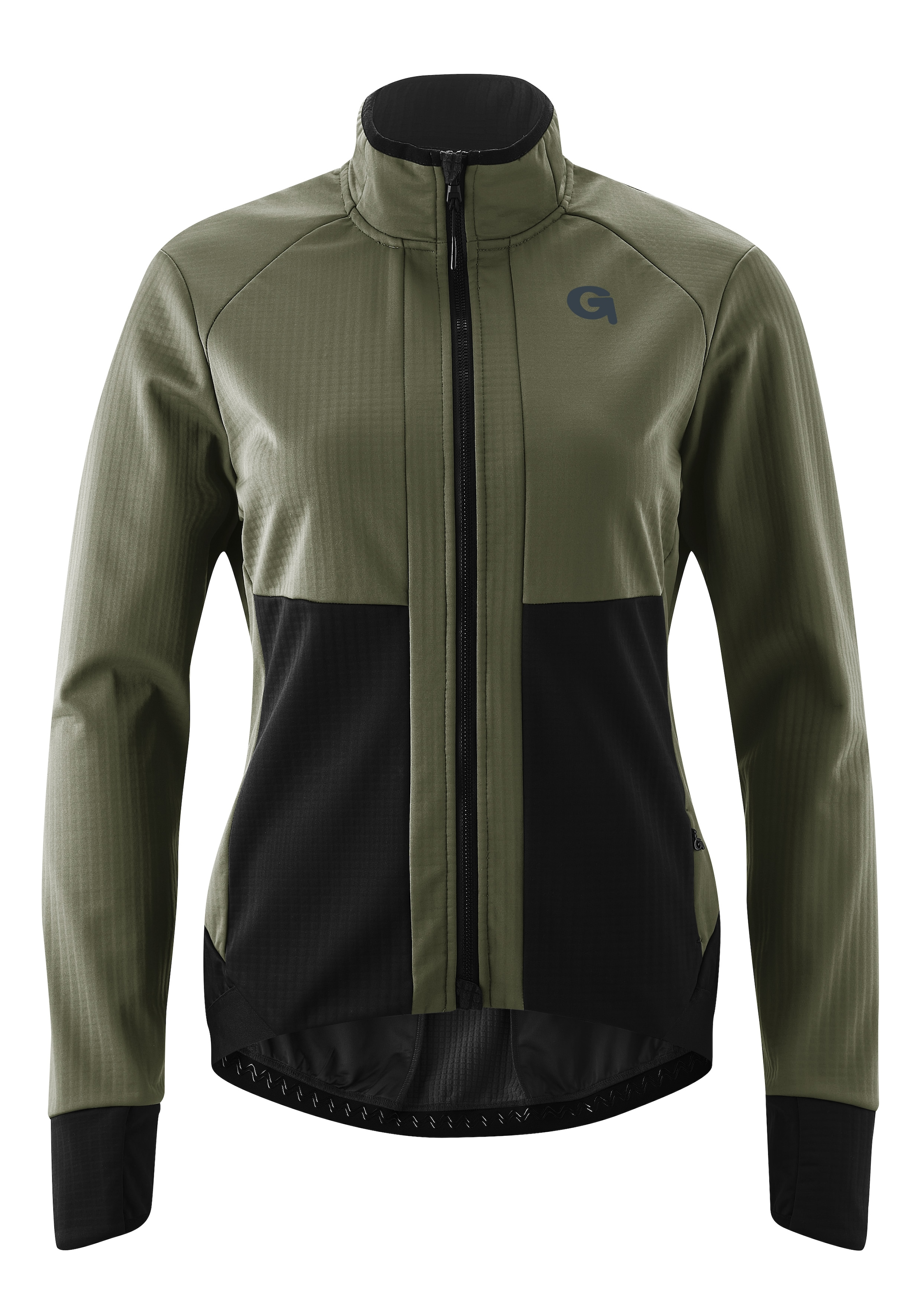 Gonso Fahrradjacke "Trail Jacket Softshell W", Wasserabweisende, strapazierfähige und atmungsaktive Radjacke.