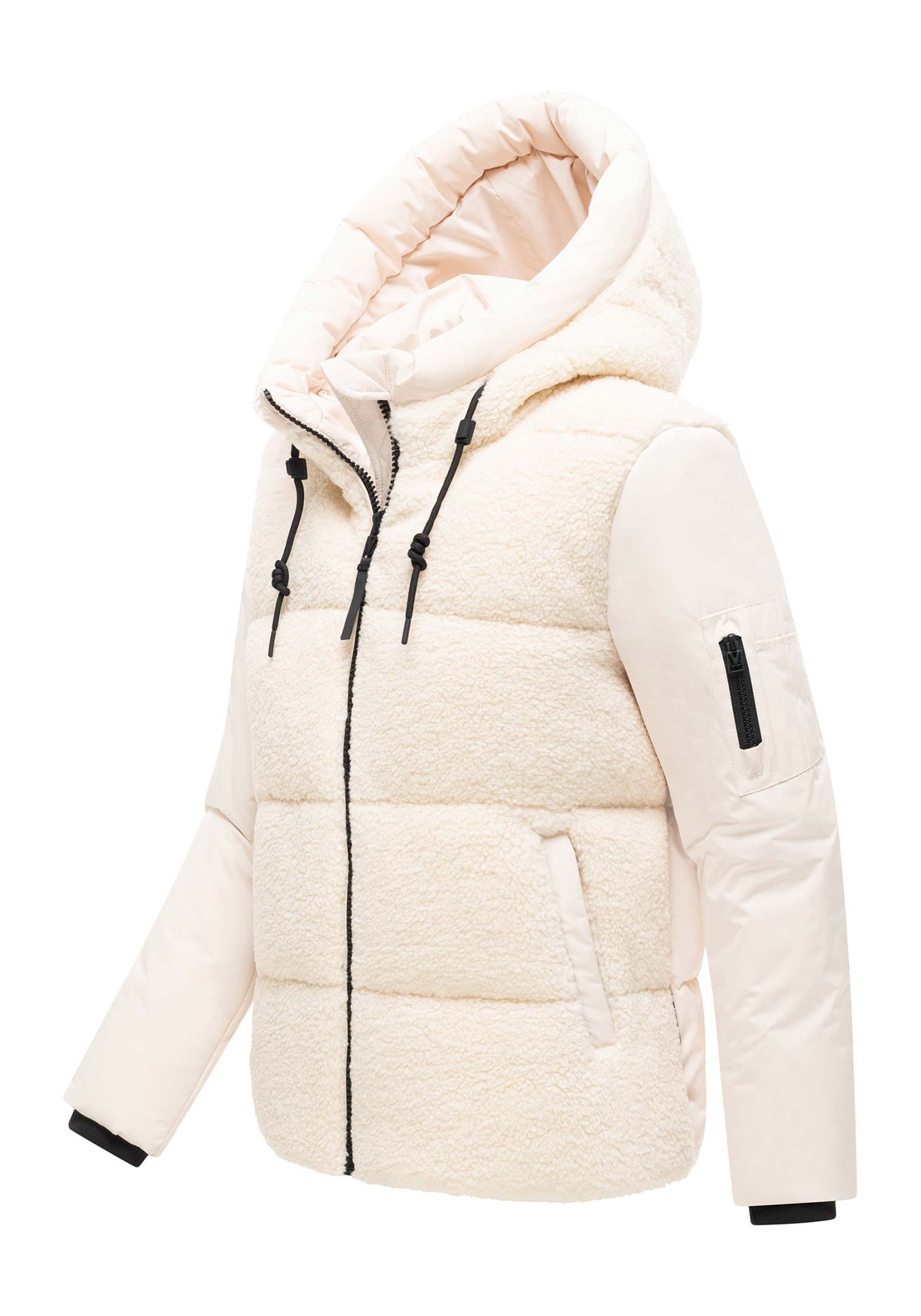 Marikoo Winterjacke »Elidee« mit Kapuze Winterjacke mit Kapuze und praktischen Reißverschlusstaschen